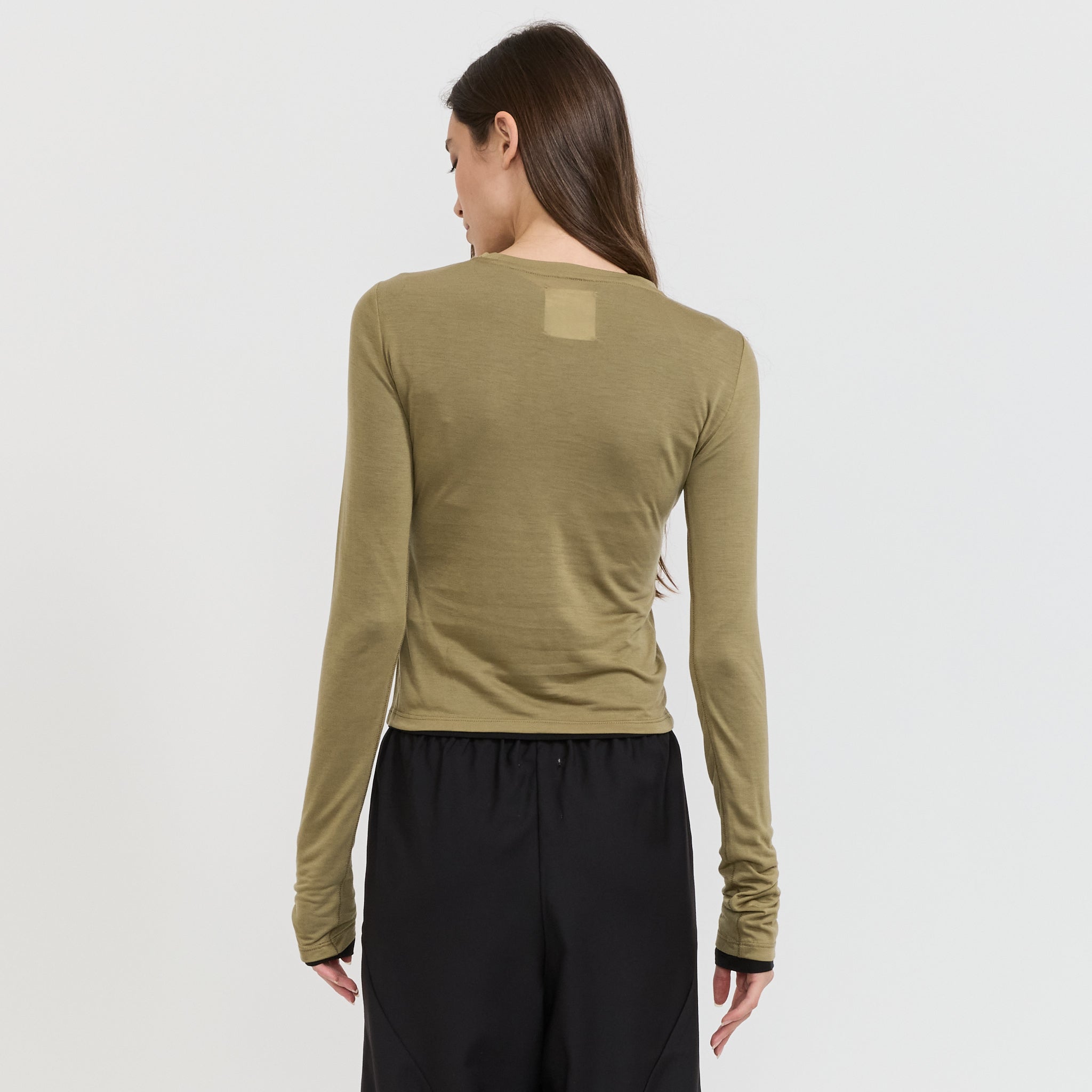 Paris Georgia | Sheer Long Sleeve Top Clay | Maplestore