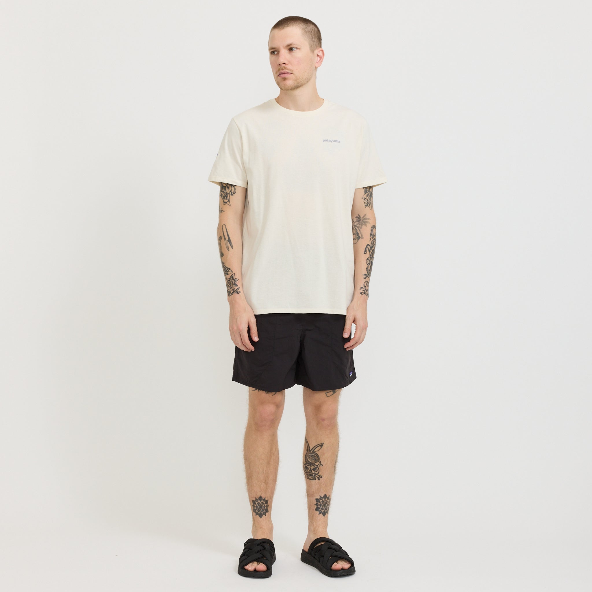 Baggies Shorts - 5 in. Black w/Black
