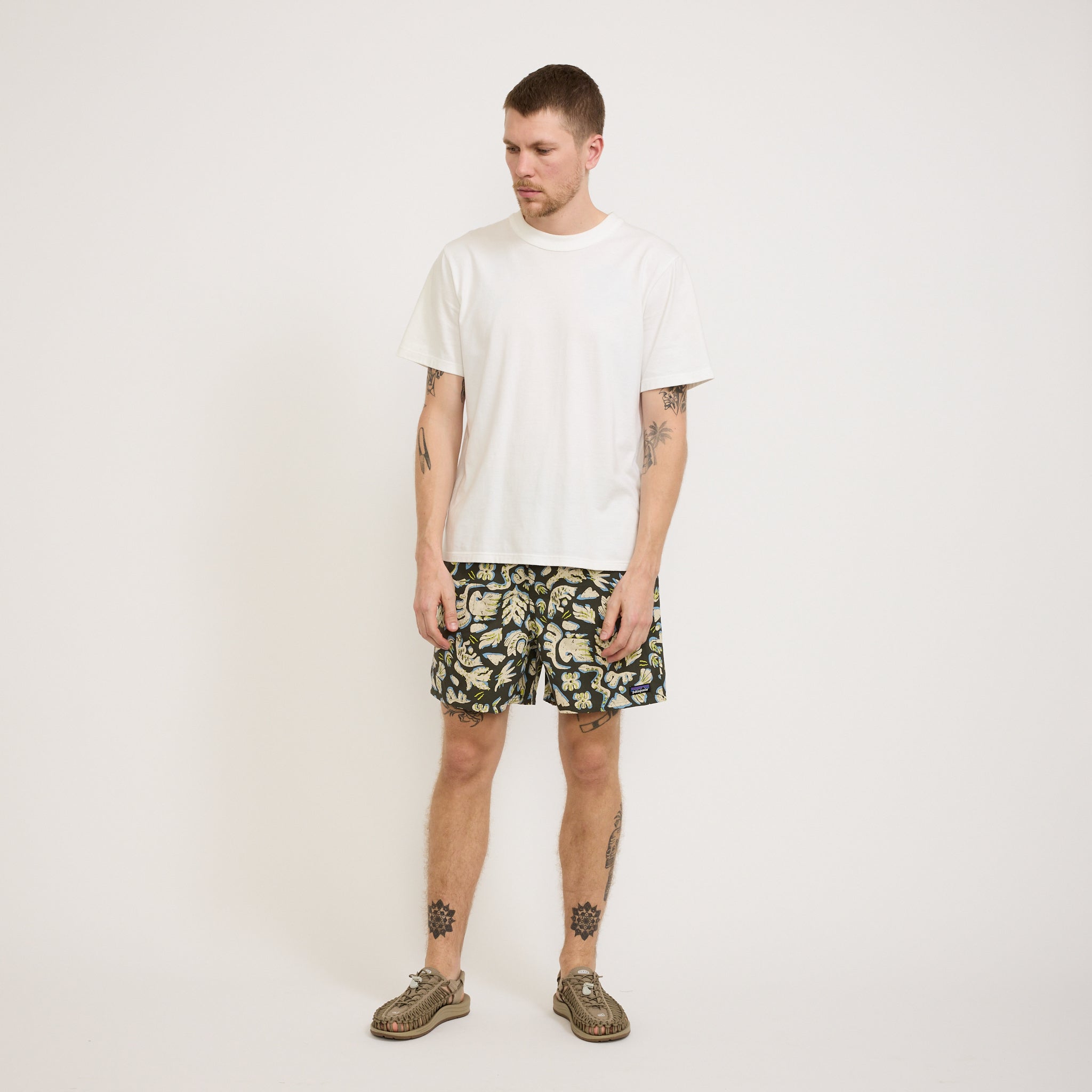 Baggies Shorts 5 in. Across Oceans: Pine Needle Green