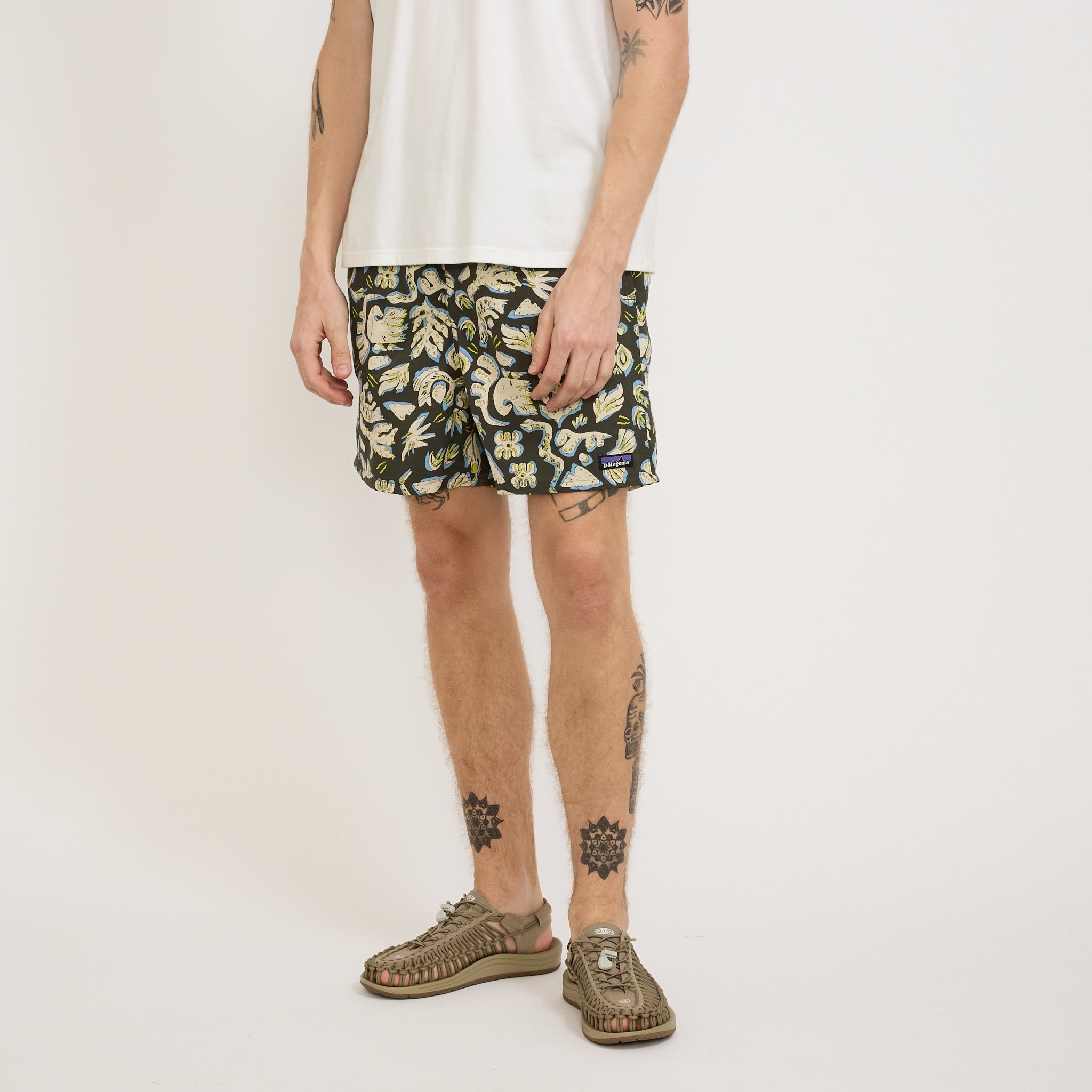 Baggies Shorts 5 in. Across Oceans: Pine Needle Green