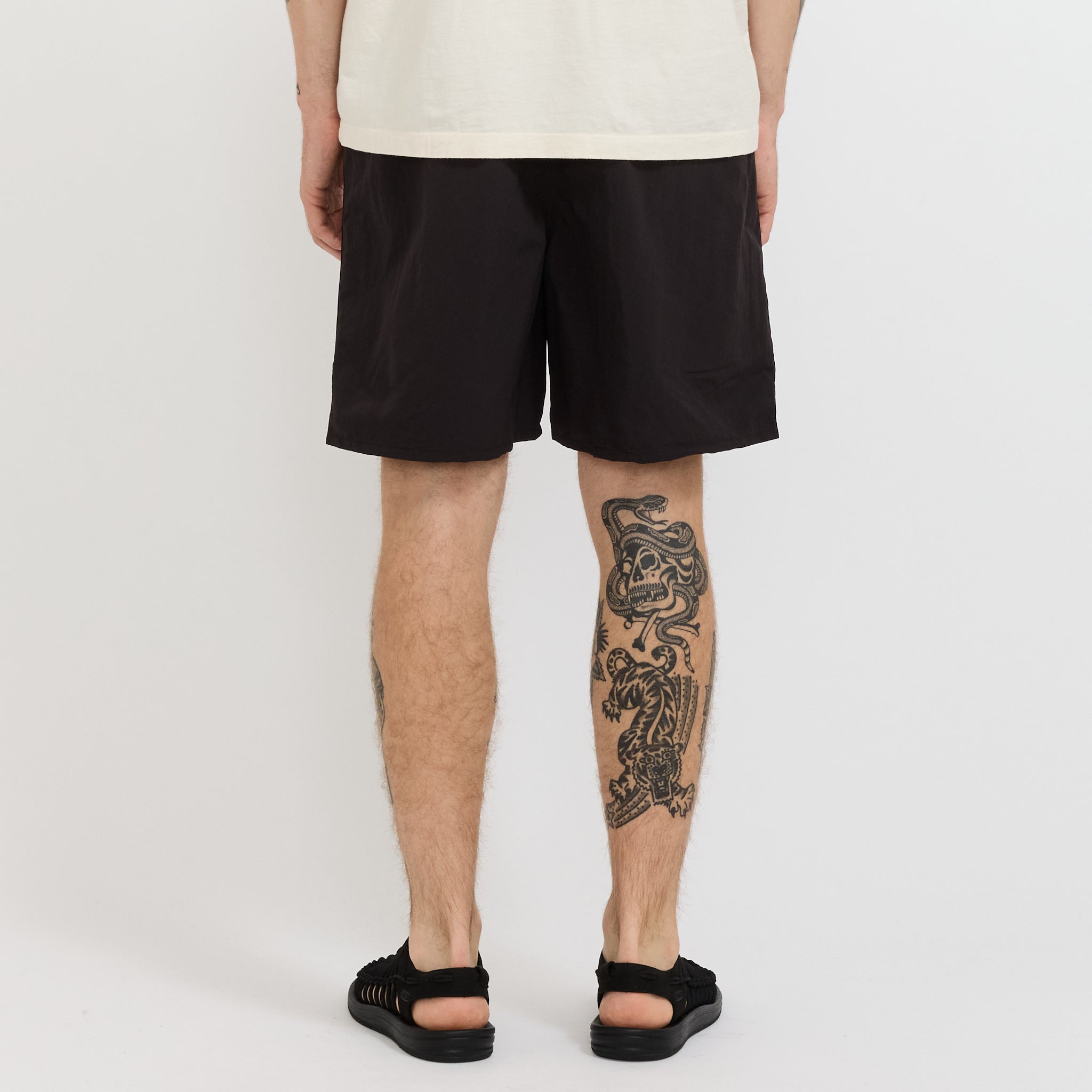 Baggies Shorts Longs - 7 in. Black w/Black