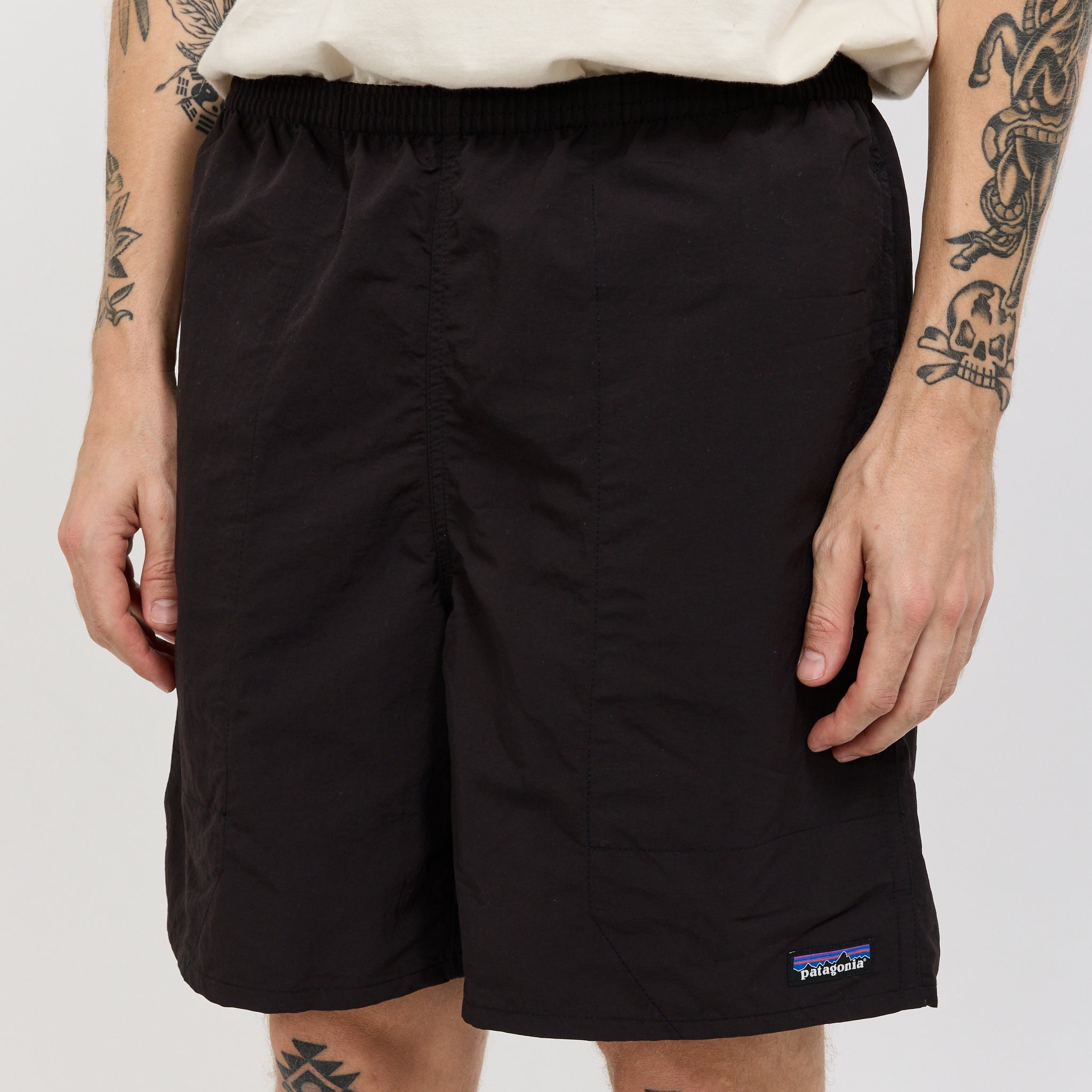 Baggies Shorts Longs - 7 in. Black w/Black