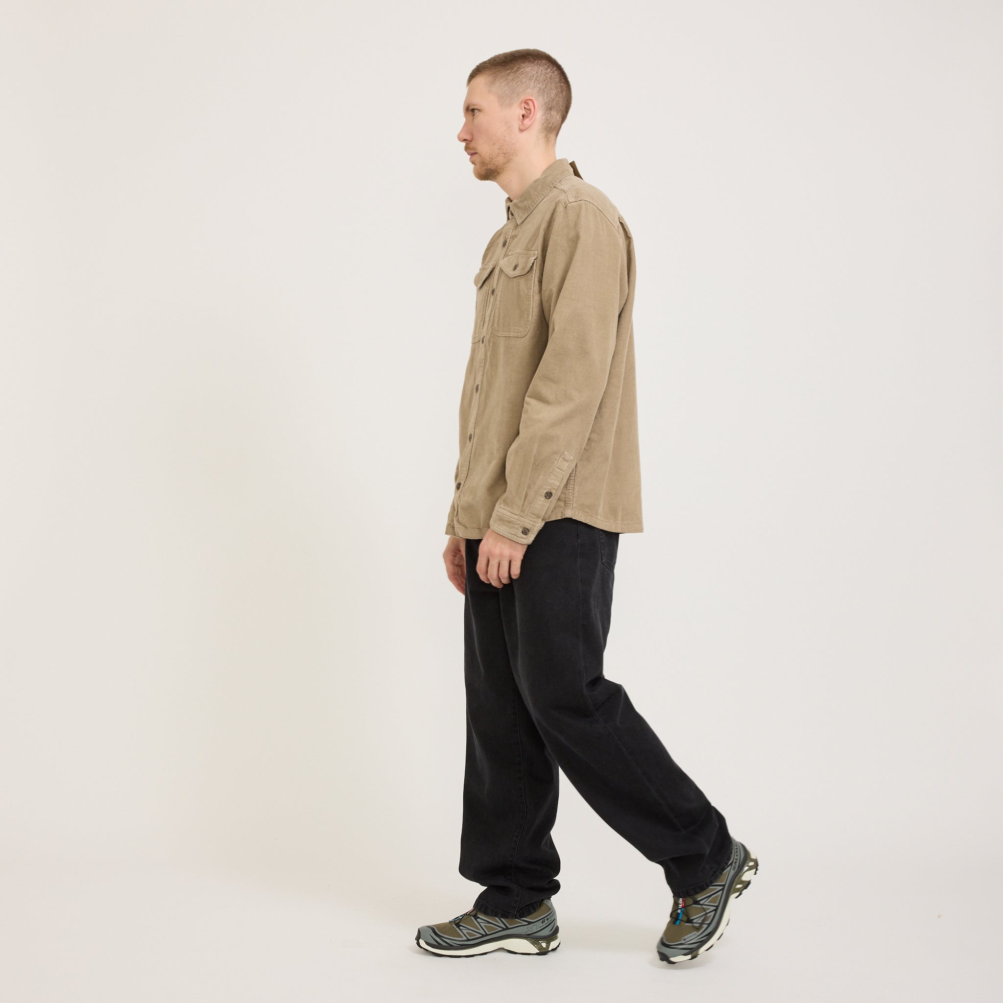 Patagonia | Corduroy Shirt Seabird Grey | Maplestore
