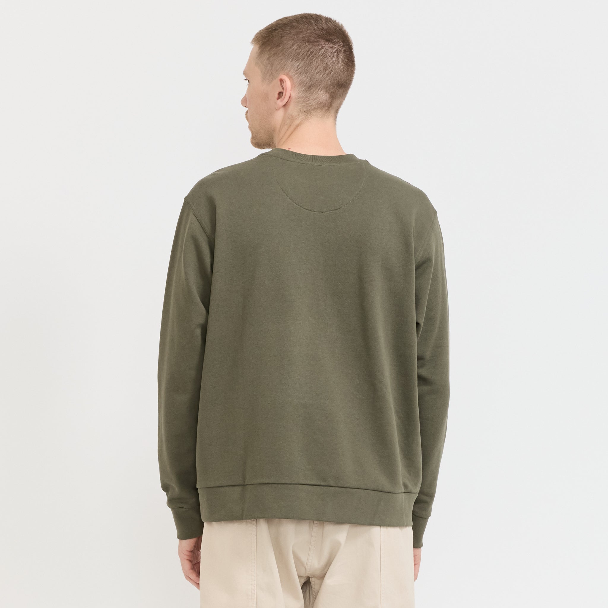 Daily Crewneck Sweatshirt Basin Green