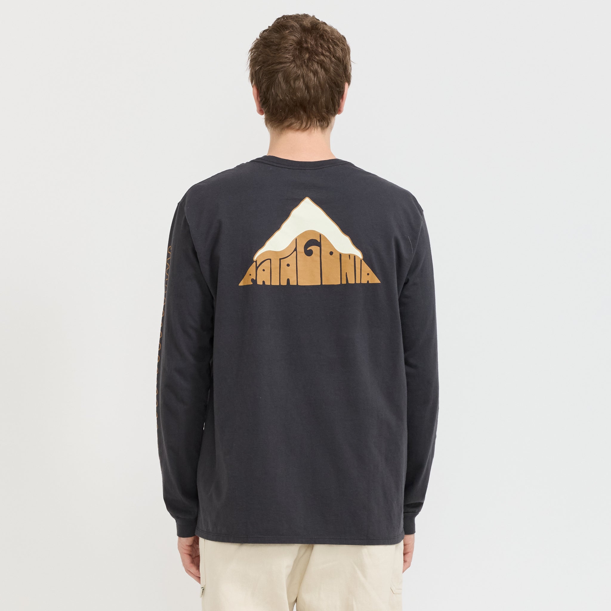 Patagonia | L/S Driftaways Organic T-Shirt Ink Black | Maplestore