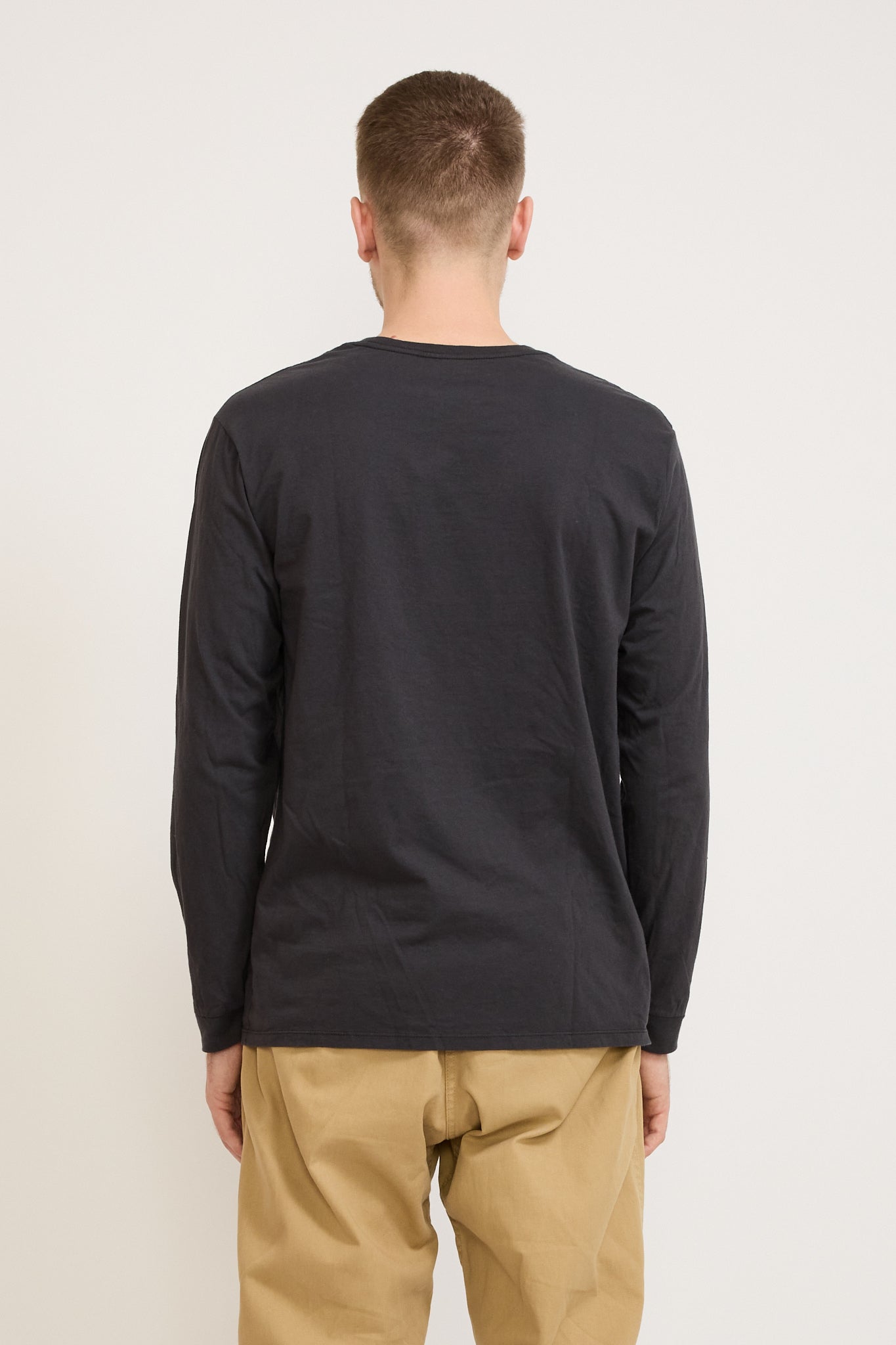 Patagonia | L/S Glider Type Organic T-Shirt Ink Black | Maplestore