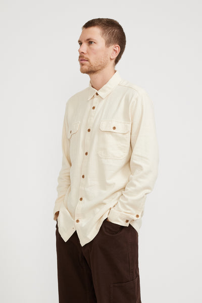 Patagonia | L/S Organic Cotton Midweight Fjord Flannel Shirt Undyed Natural | Maplestore