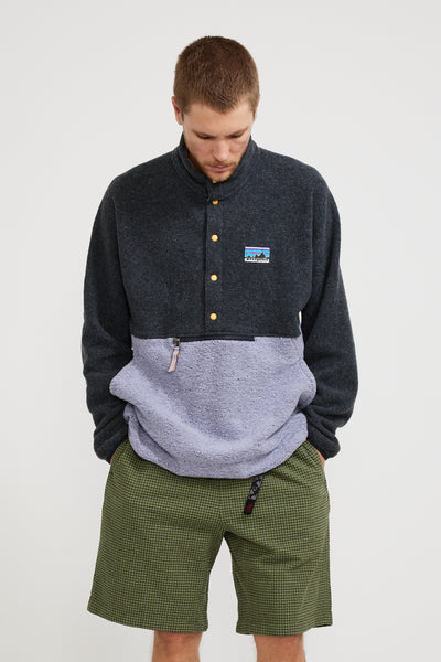 Patagonia | Natural Blend Snap-T Fleece Pullover Pale Periwinkle | Maplestore