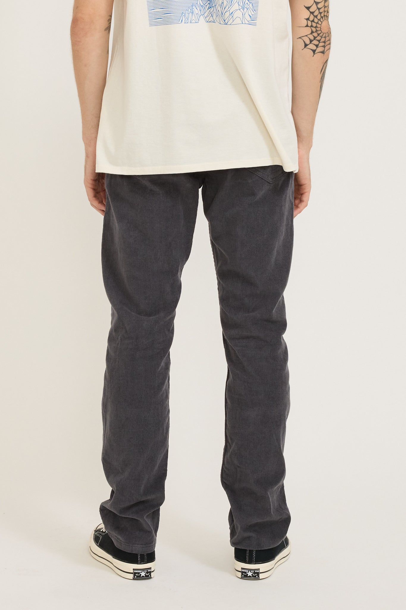 Organic Cotton Corduroy Jeans Forge Grey