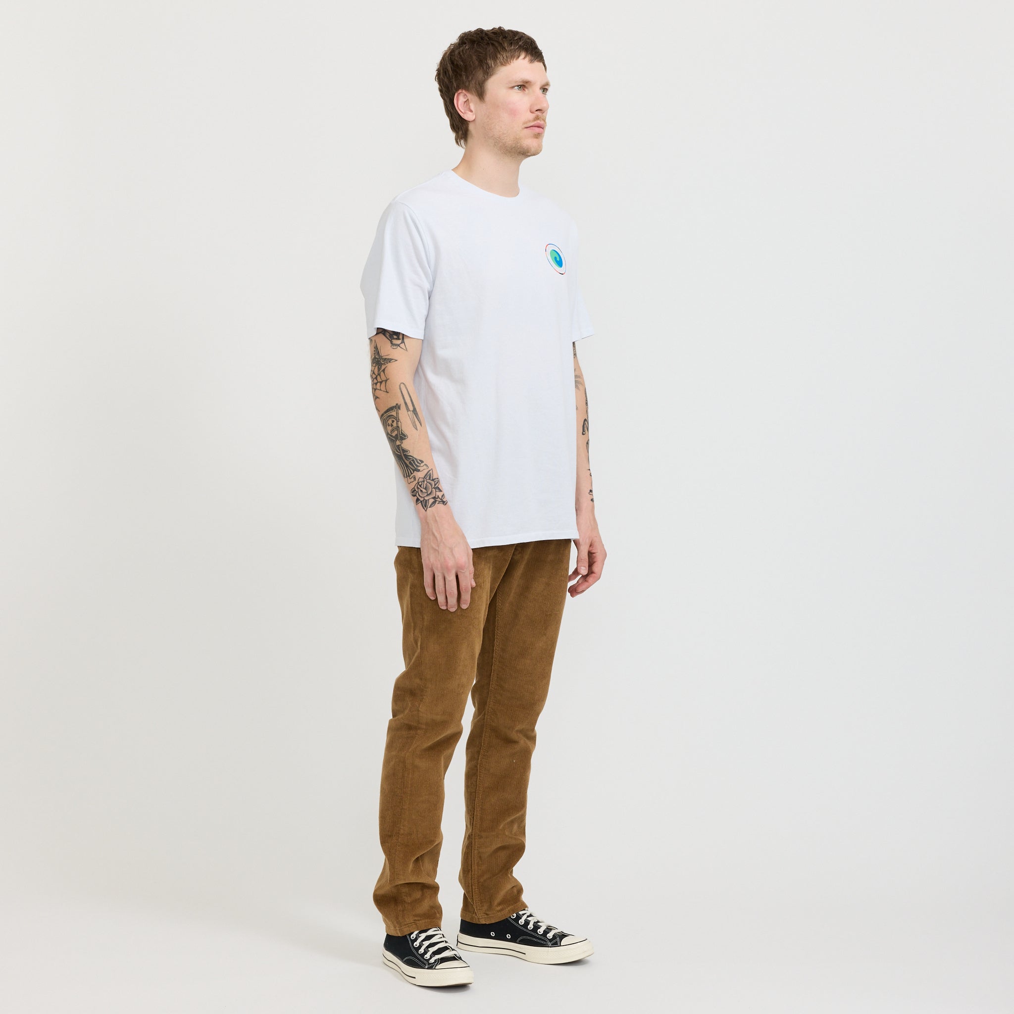 Organic Cotton Corduroy Jeans - Reg Coriander Brown