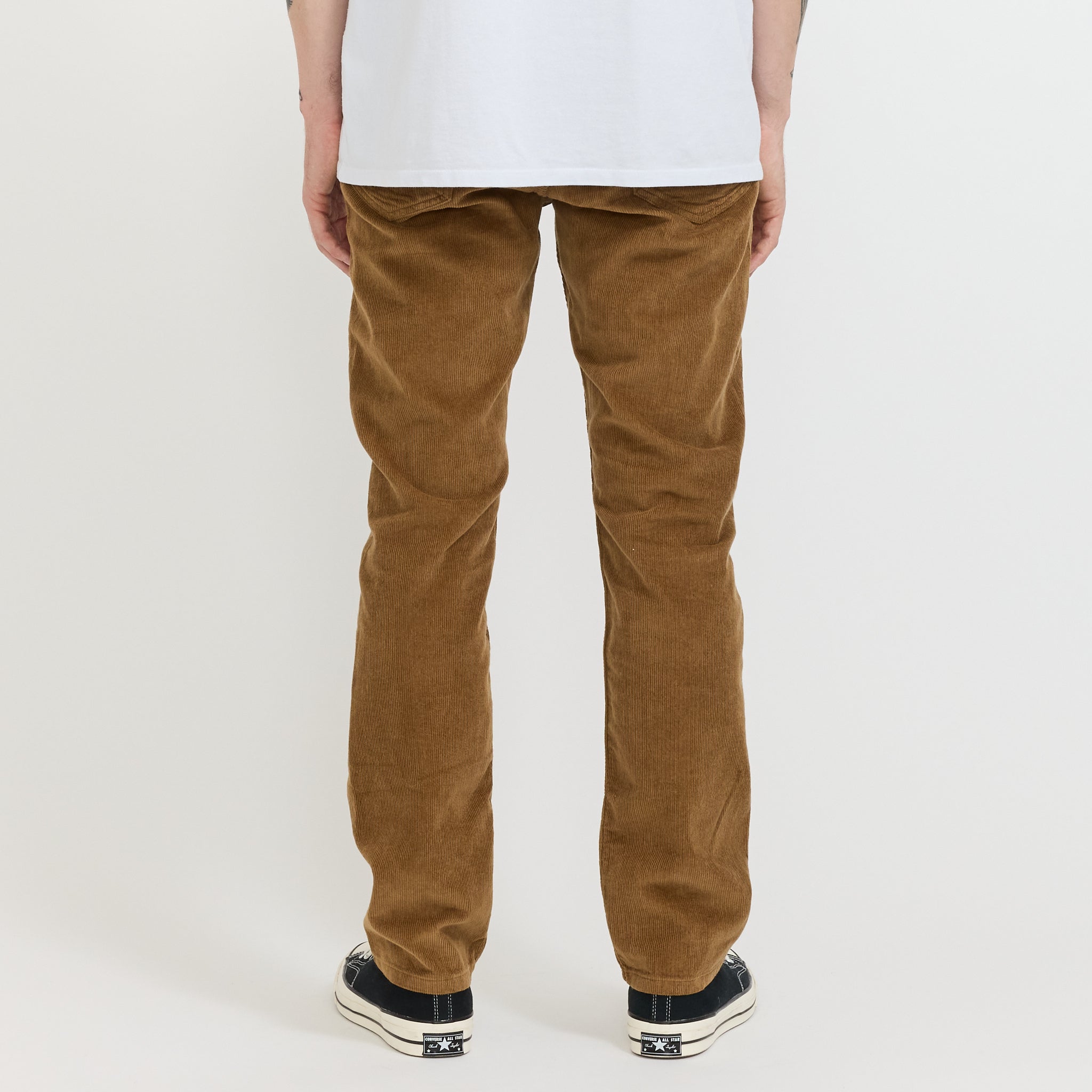 Organic Cotton Corduroy Jeans - Reg Coriander Brown