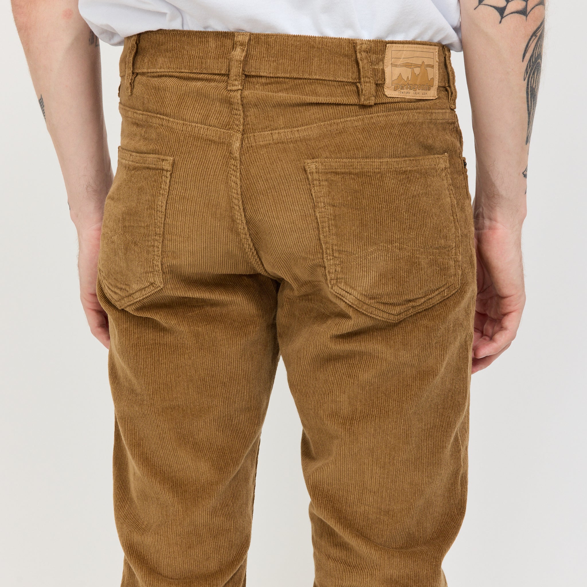 Organic Cotton Corduroy Jeans - Reg Coriander Brown