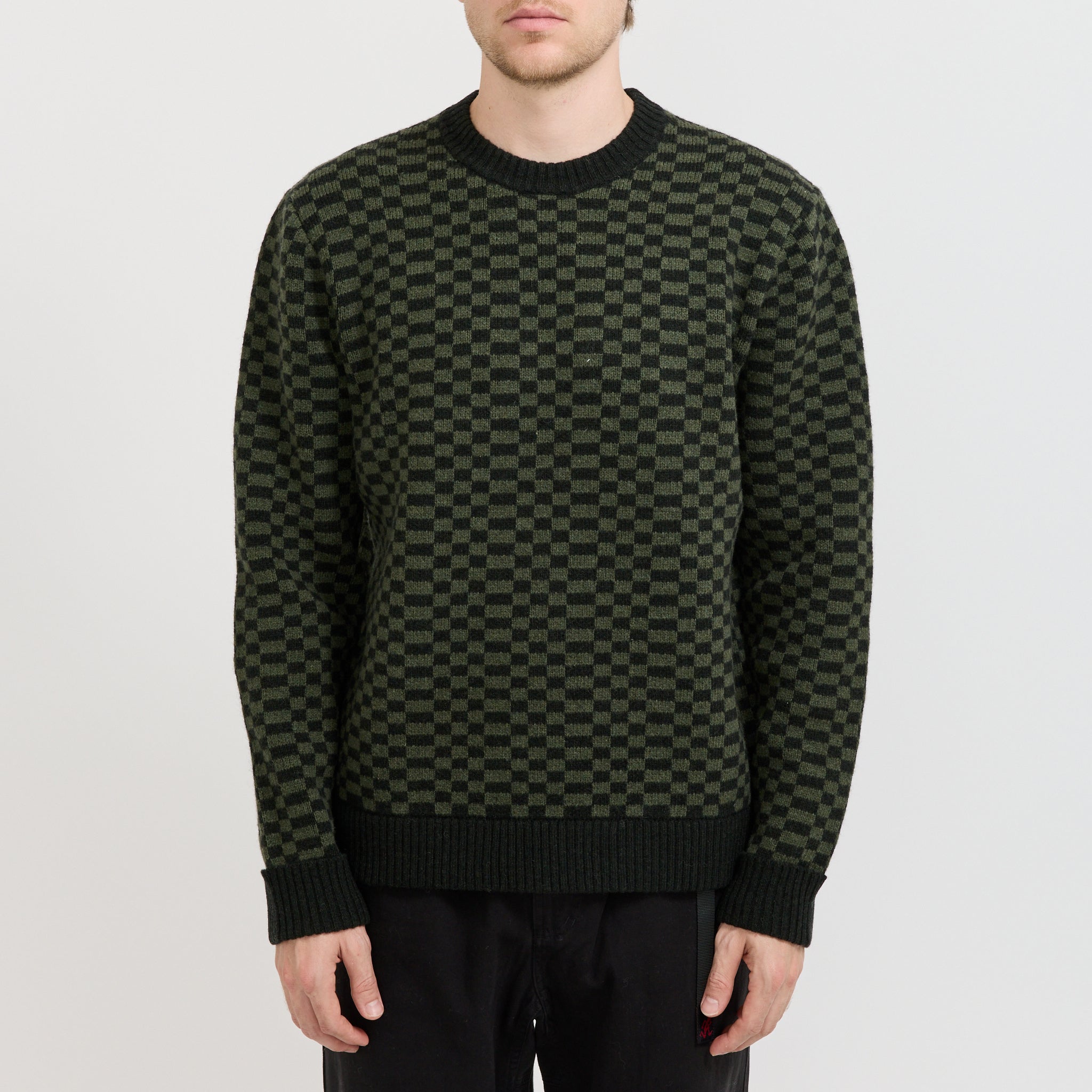 Patagonia | Recycled Wool Blend Sweater Finned: Old Growth Green | Maplestore