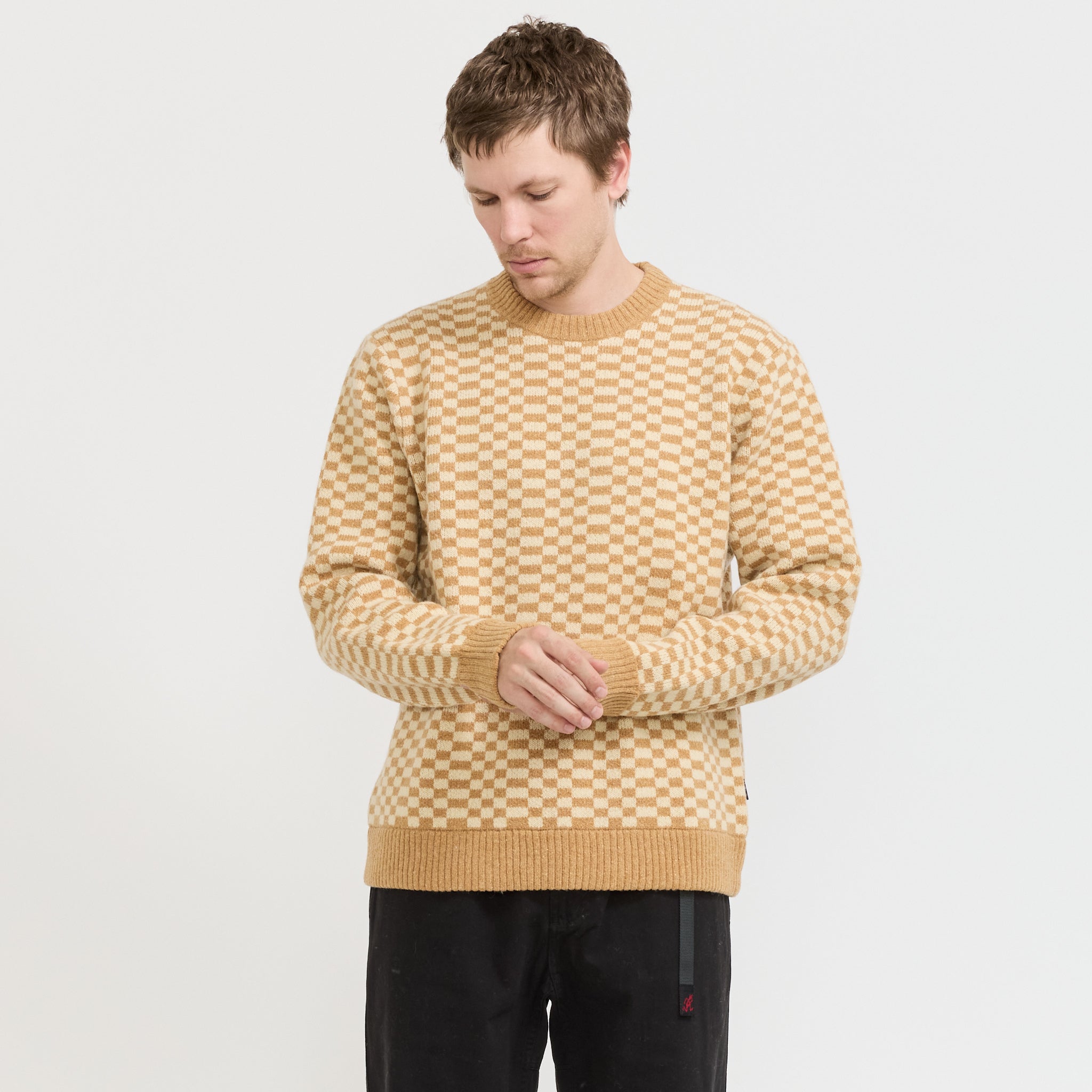 Patagonia | Recycled Wool Blend Sweater Finned: Talon Gold | Maplestore