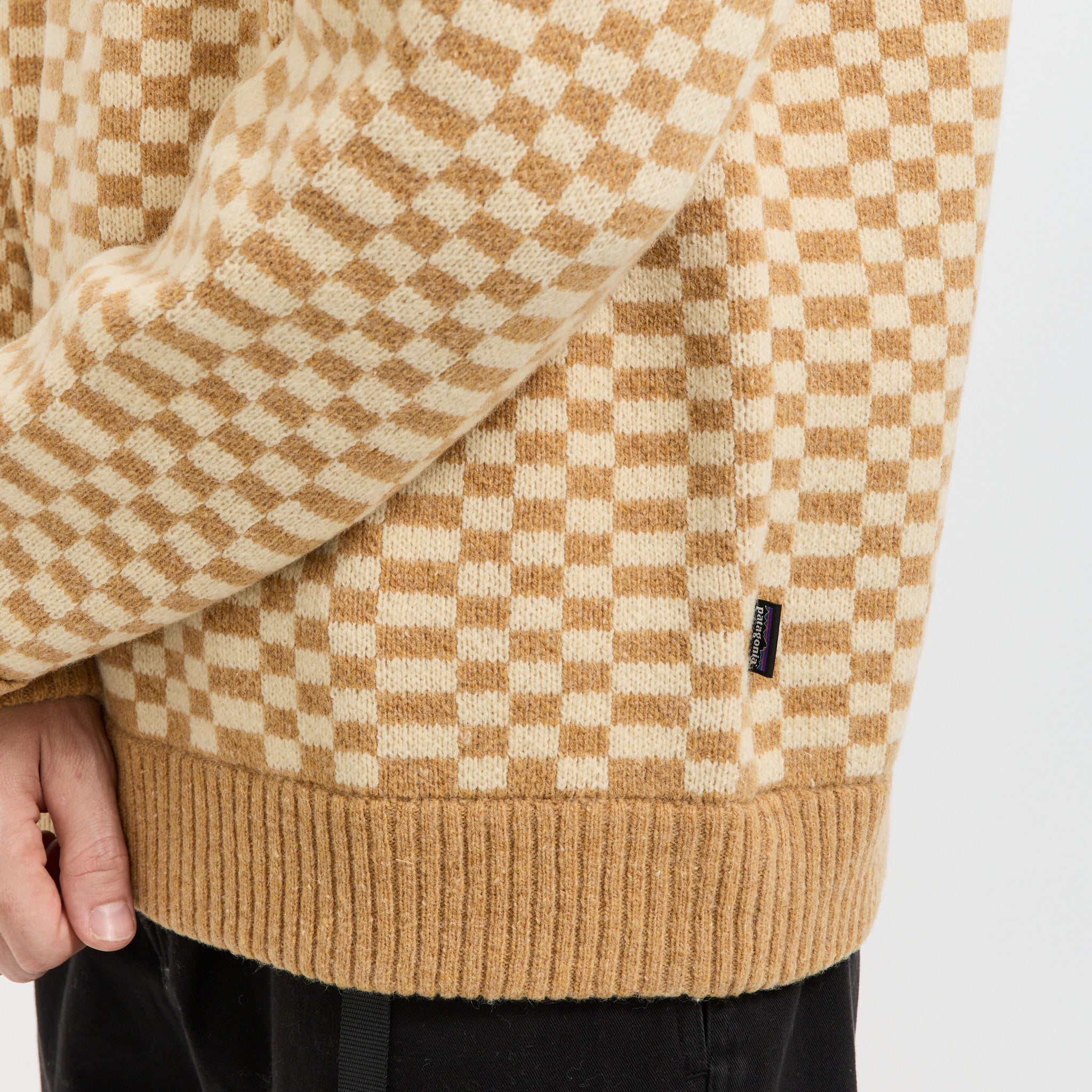 Patagonia | Recycled Wool Blend Sweater Finned: Talon Gold | Maplestore