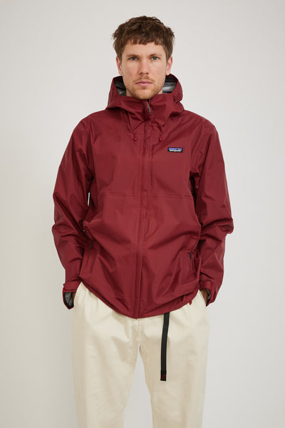 Patagonia torrentshell oxide red cheap
