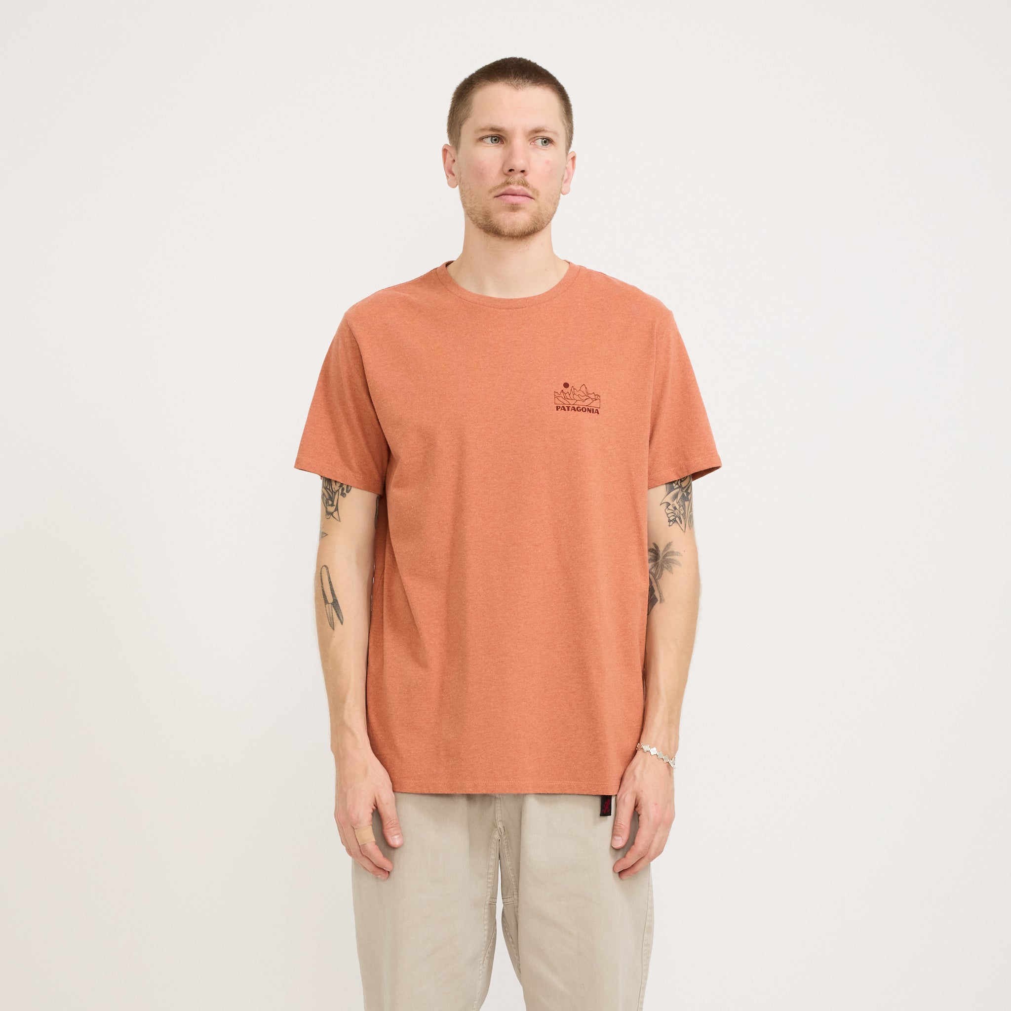 【patagonia】Trailways Responsibili-Tee Patagonia Trailways Responsibili-Tee Redtail Rust | Maplestore