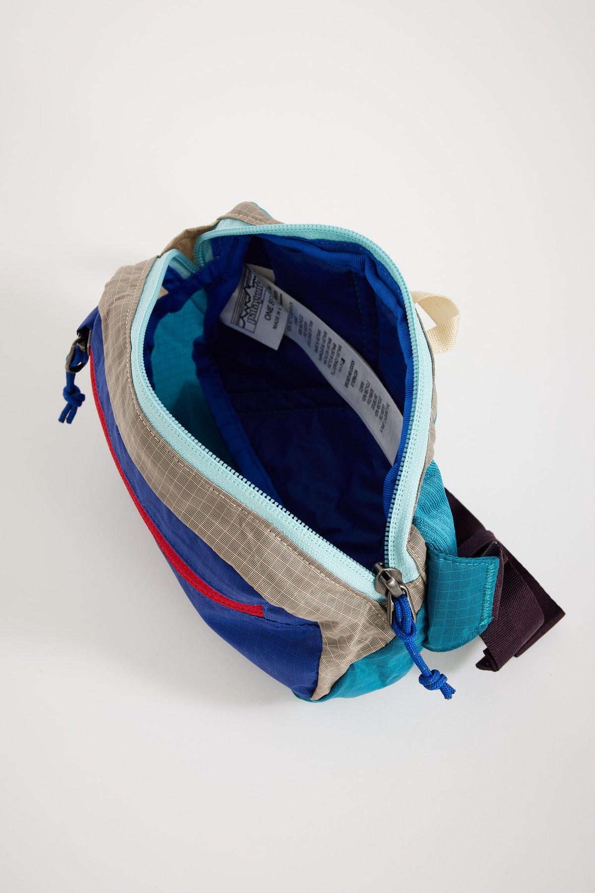 Patagonia Ultralight Black Hole Mini Hip Pack - Patchwork Belay Blue