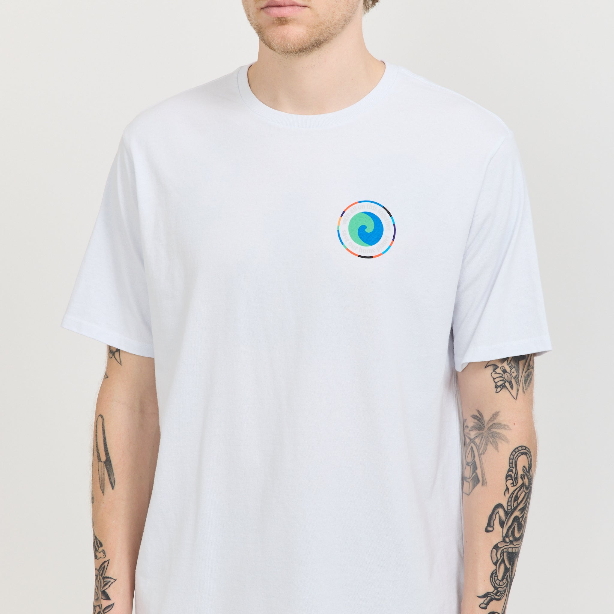 Patagonia | Unity Fitz Responsibili-Tee White | Maplestore