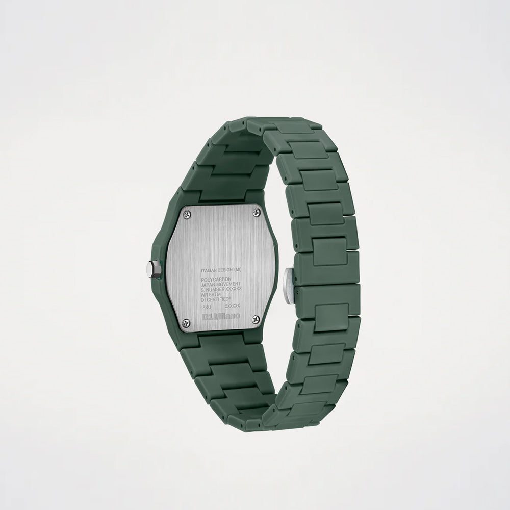 D1 Milano | Green Legacy 40.5mm Polycarbon Watch | Maplestore