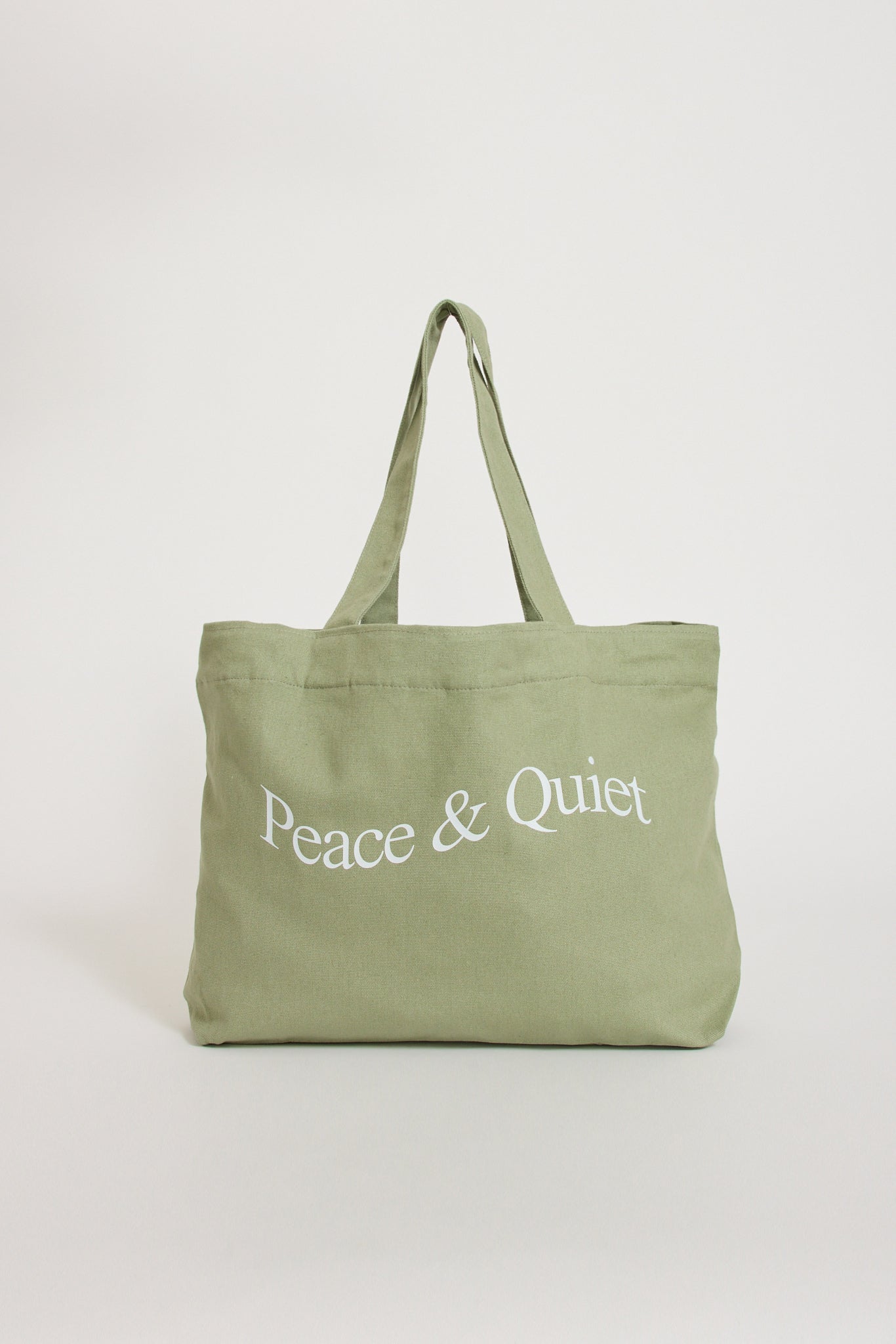 Museum of Peace & Quiet | Wordmark Tote Bag Sage | Maplestore