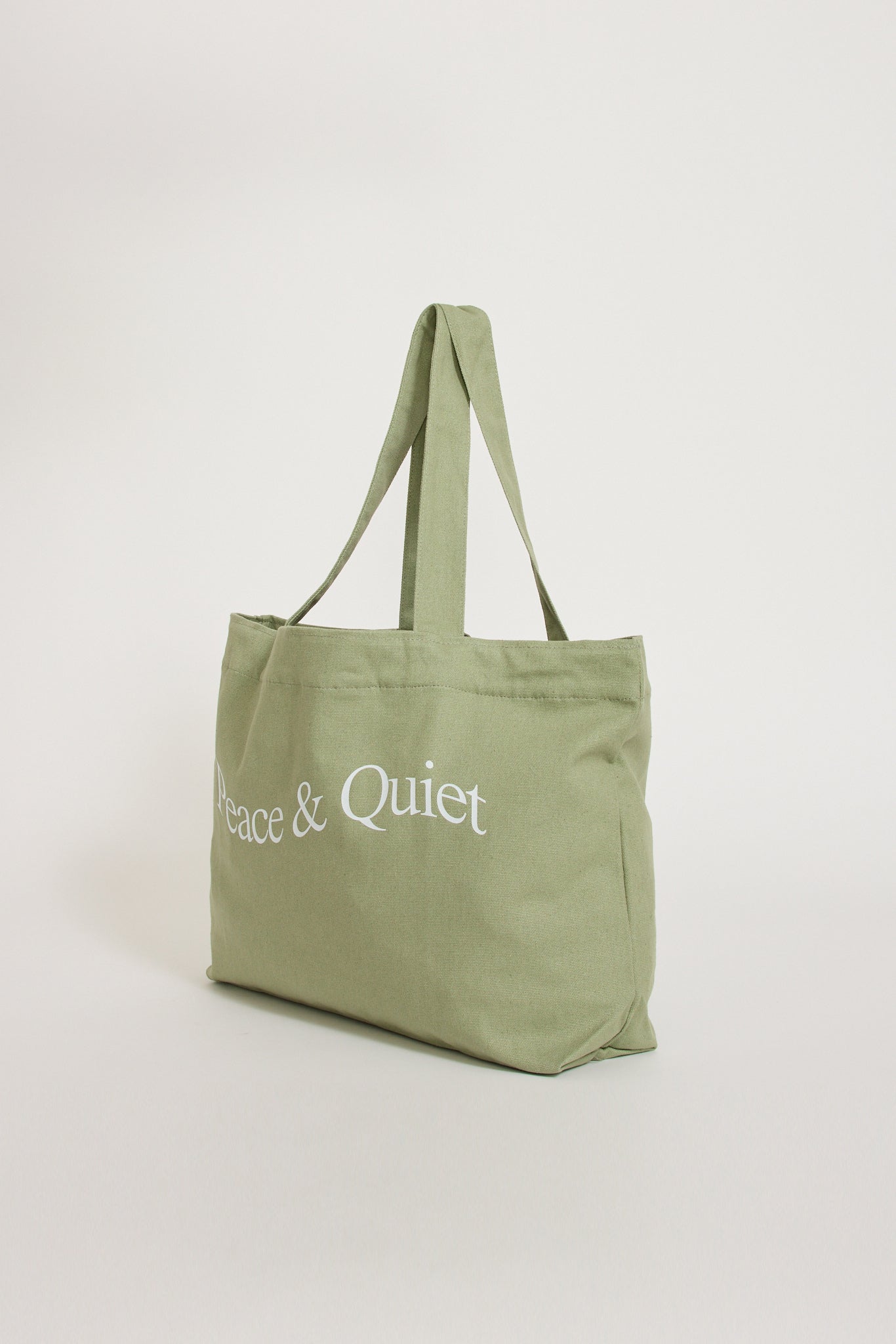 Museum of Peace & Quiet | Wordmark Tote Bag Sage | Maplestore