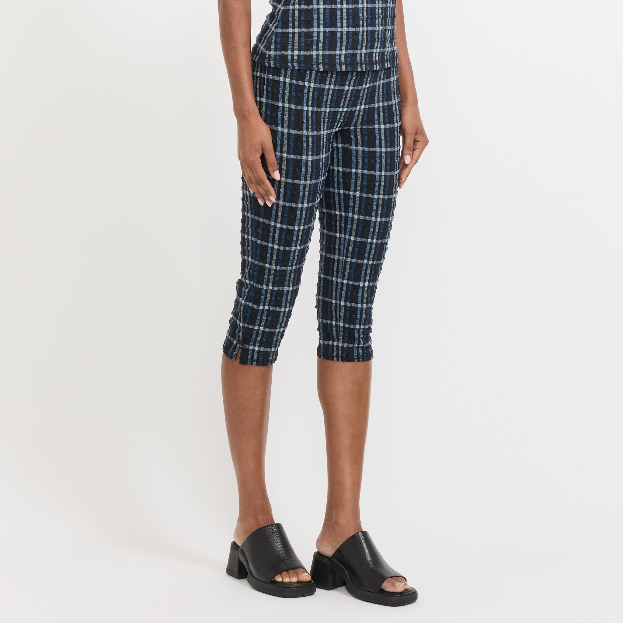 Cindy Capris Seersucker Selvedge