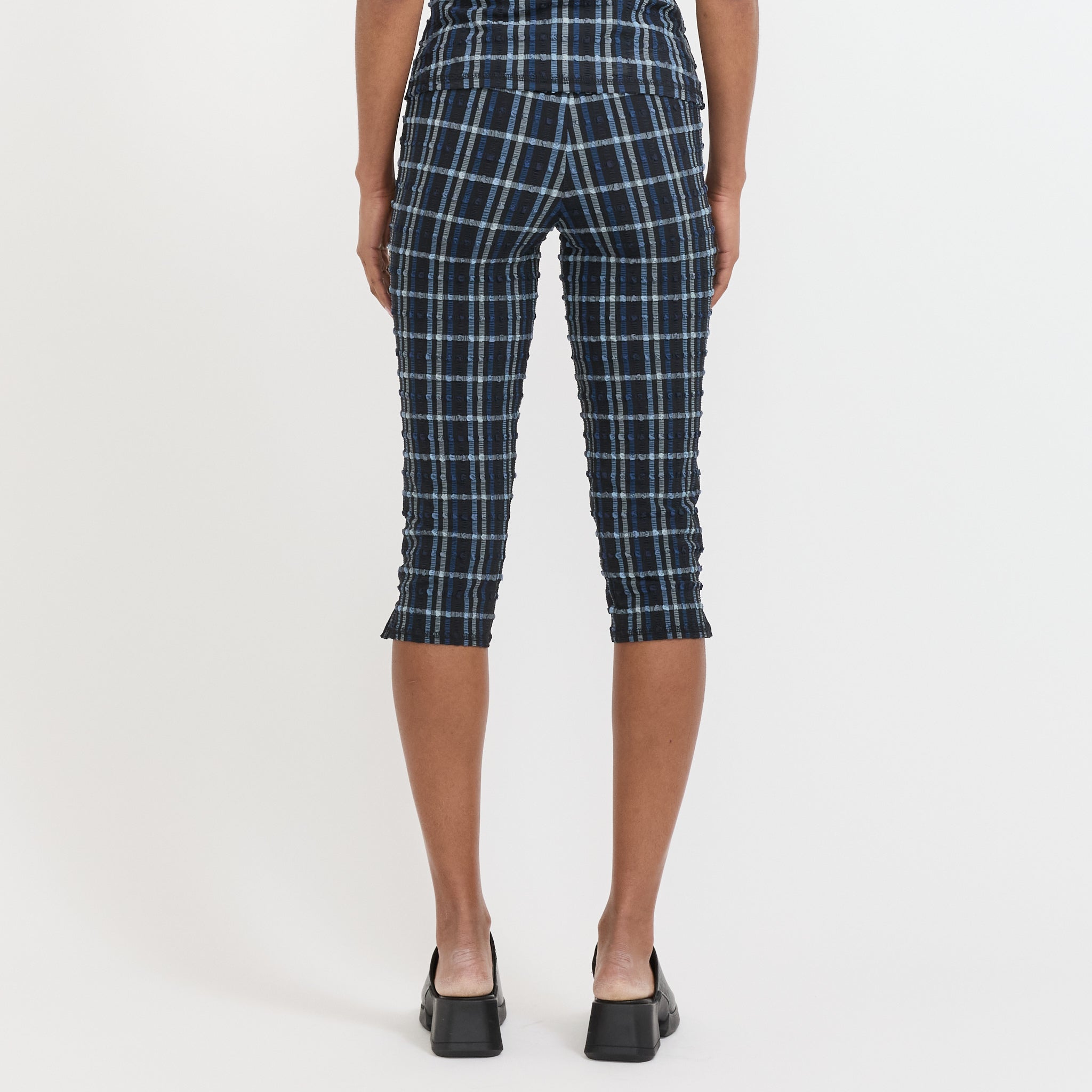 Cindy Capris Seersucker Selvedge