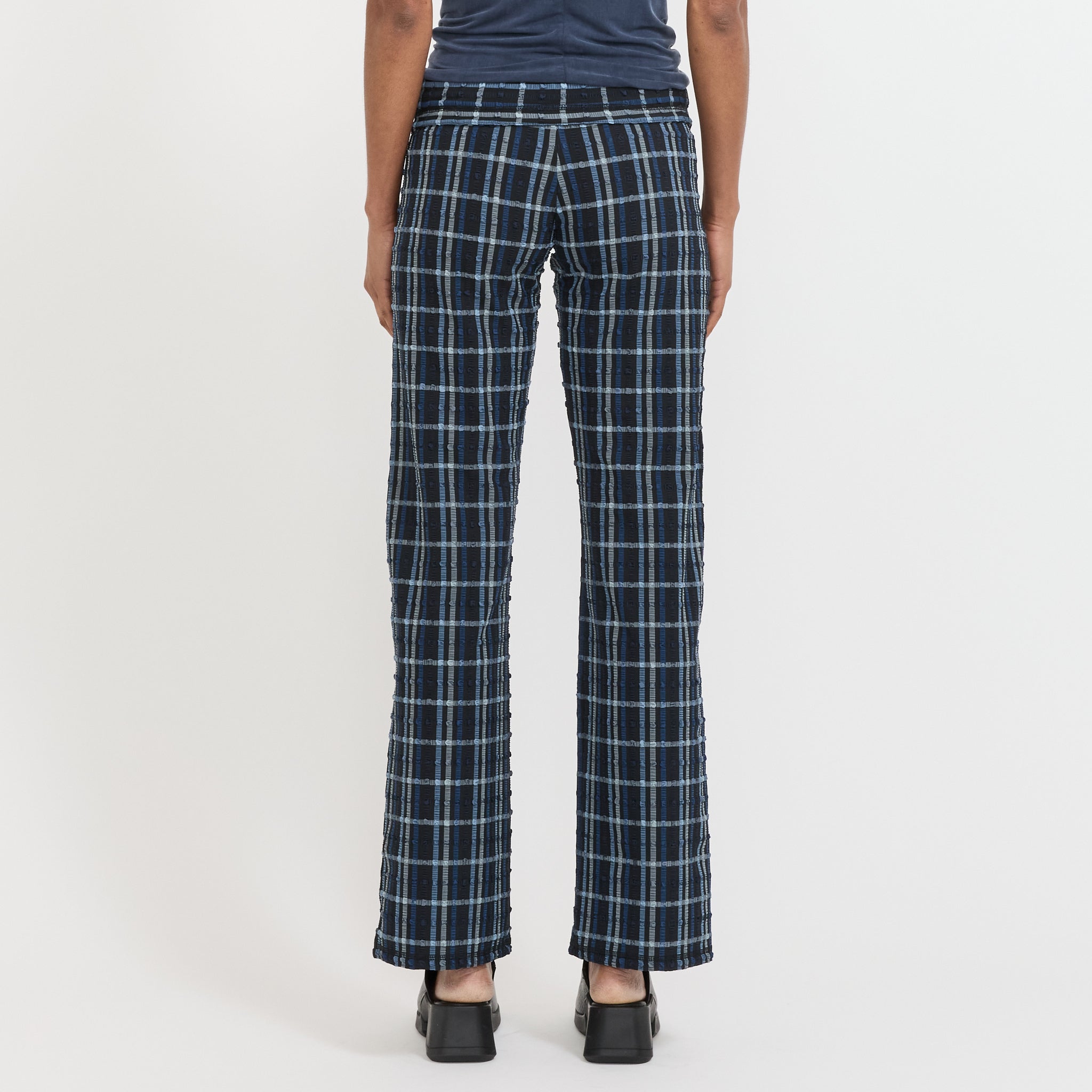 Cindy Trousers Seersucker Selvedge