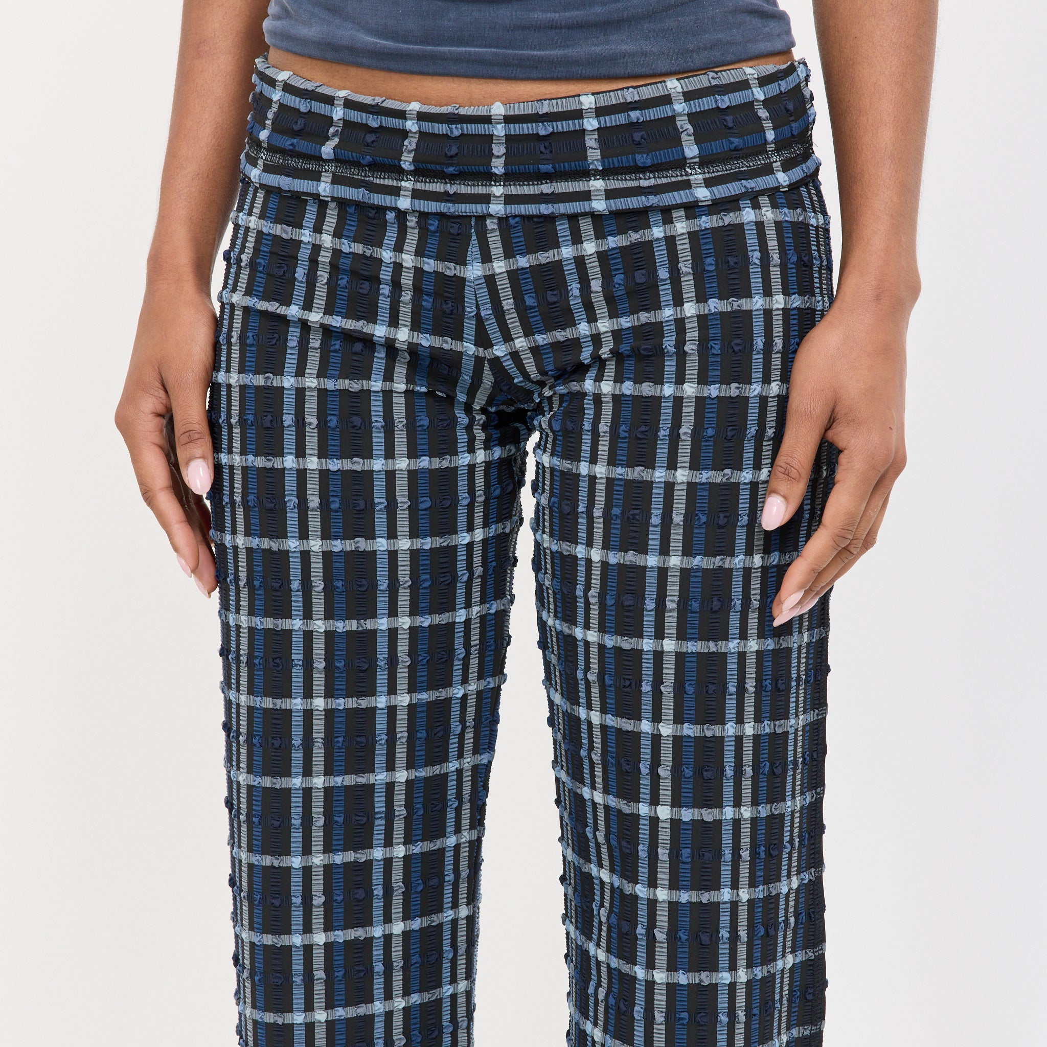 Cindy Trousers Seersucker Selvedge