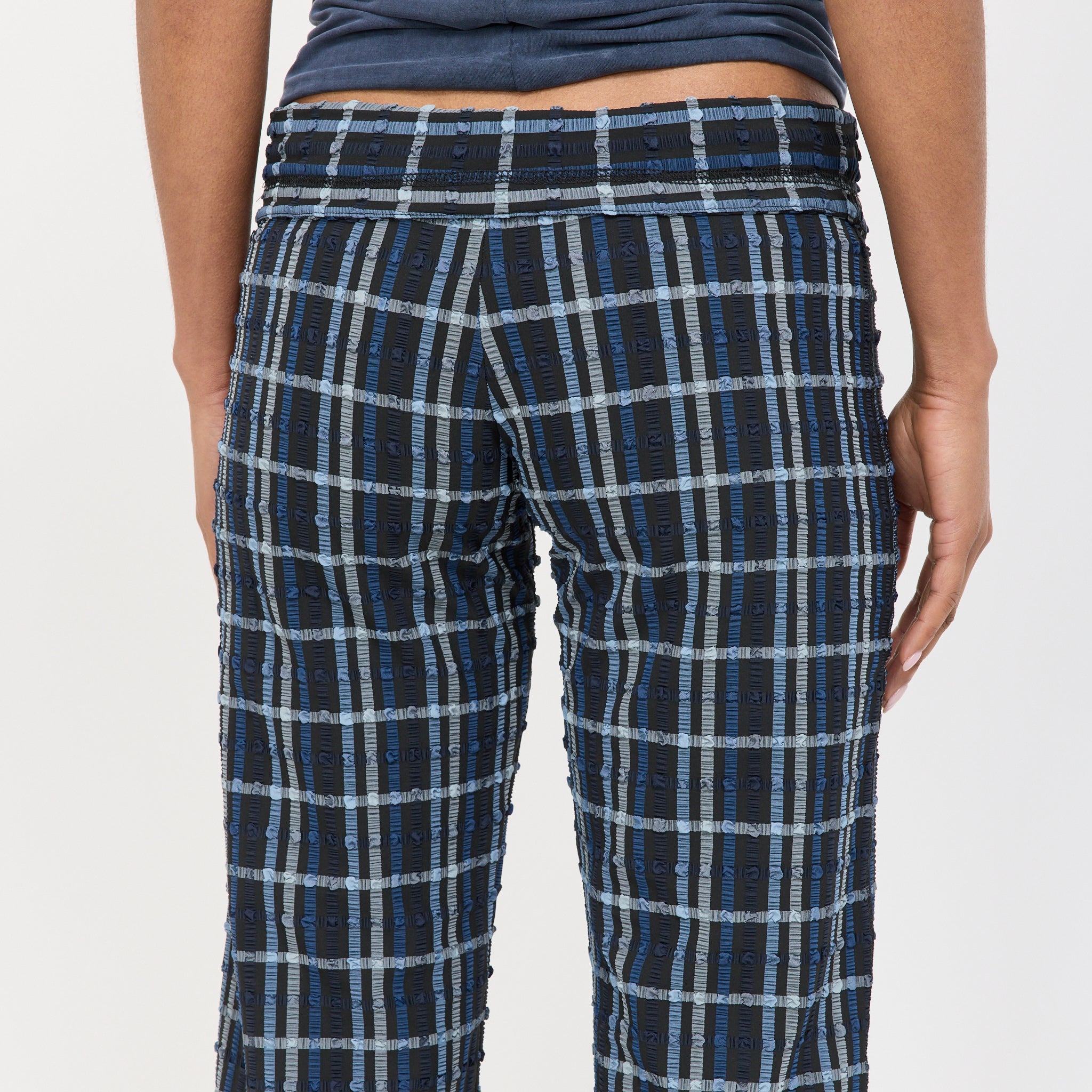 Cindy Trousers Seersucker Selvedge