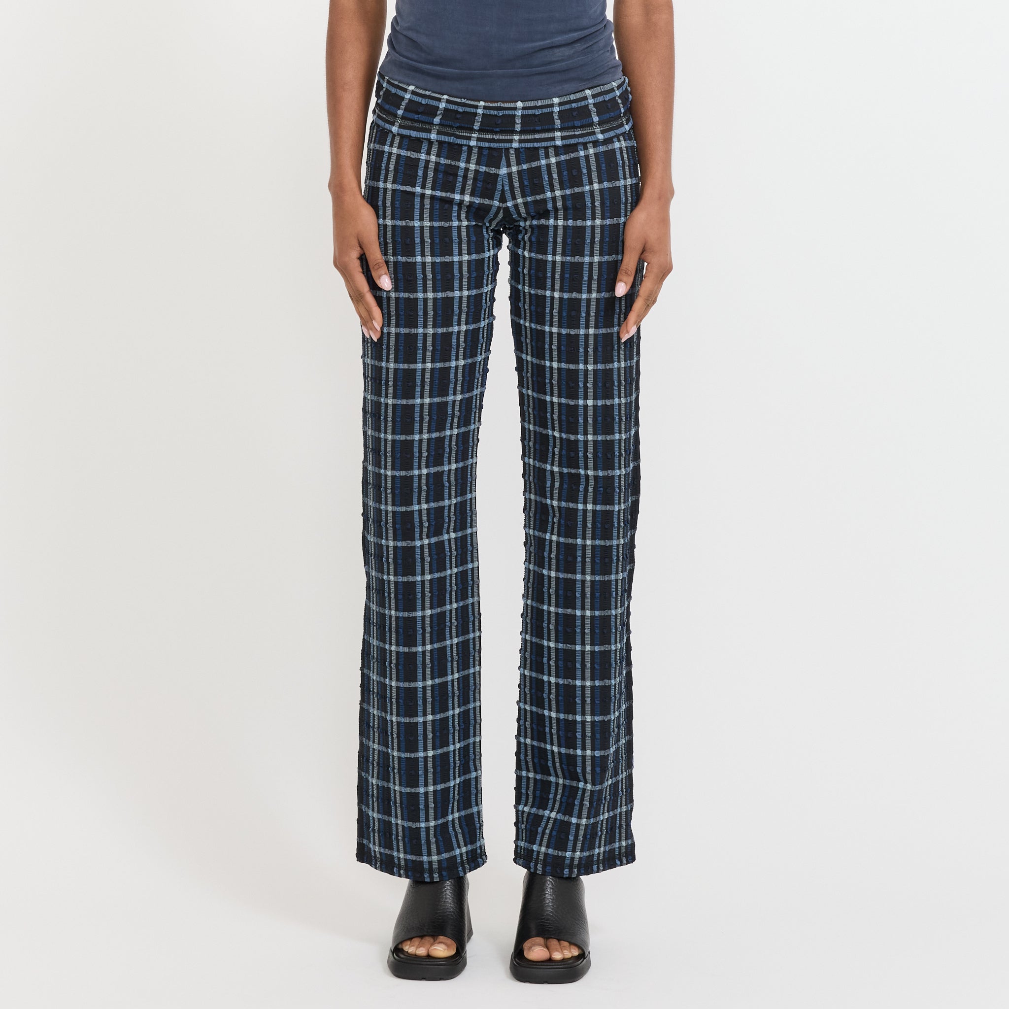 Cindy Trousers Seersucker Selvedge