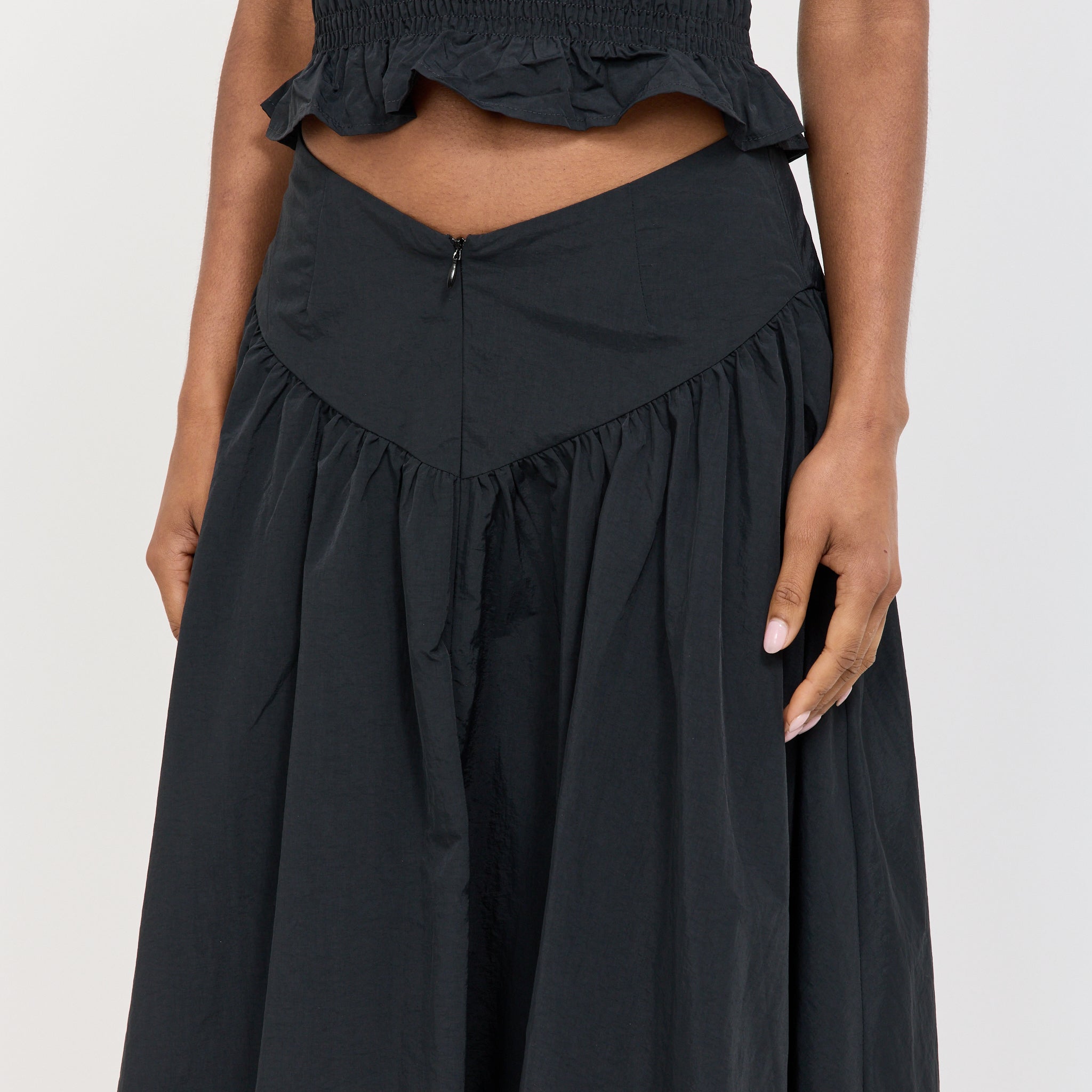 Deba Midi Skirt Onyx