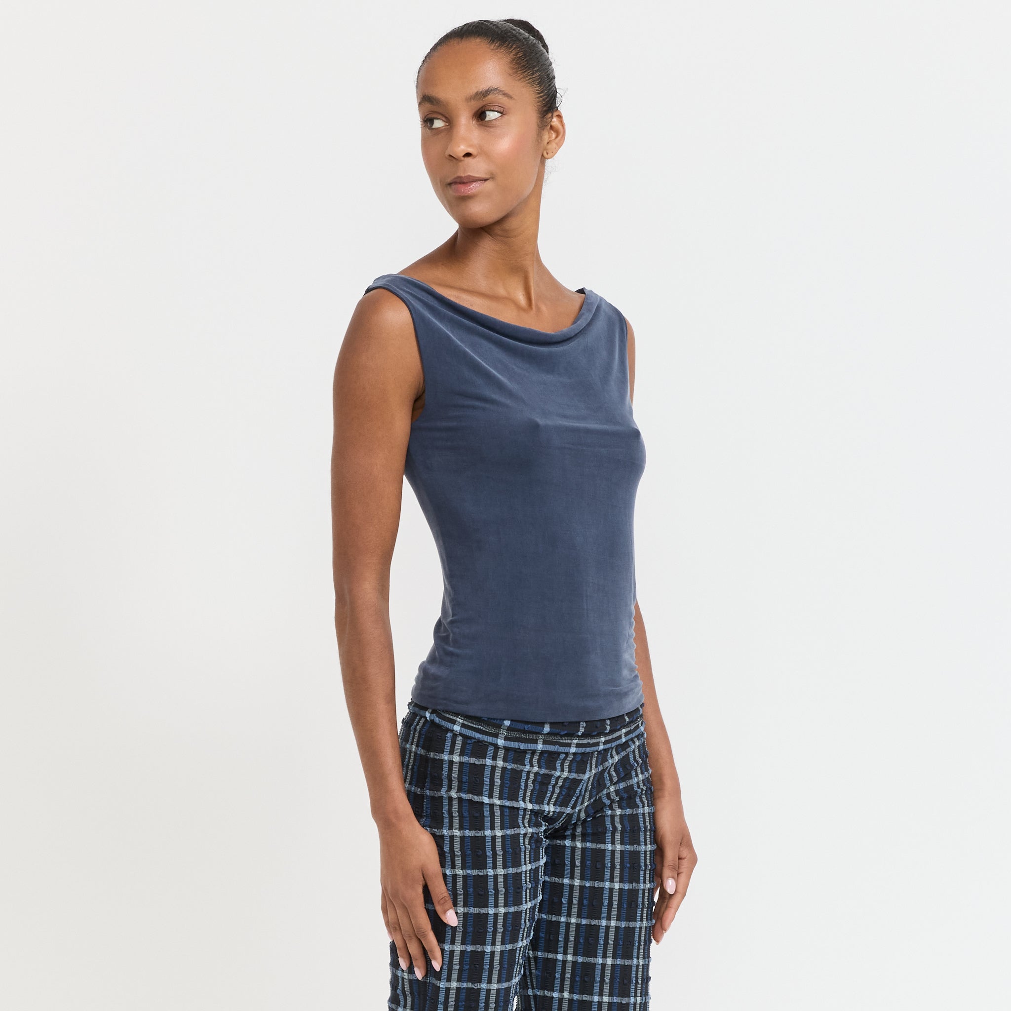 Kylie Top Denim Blue