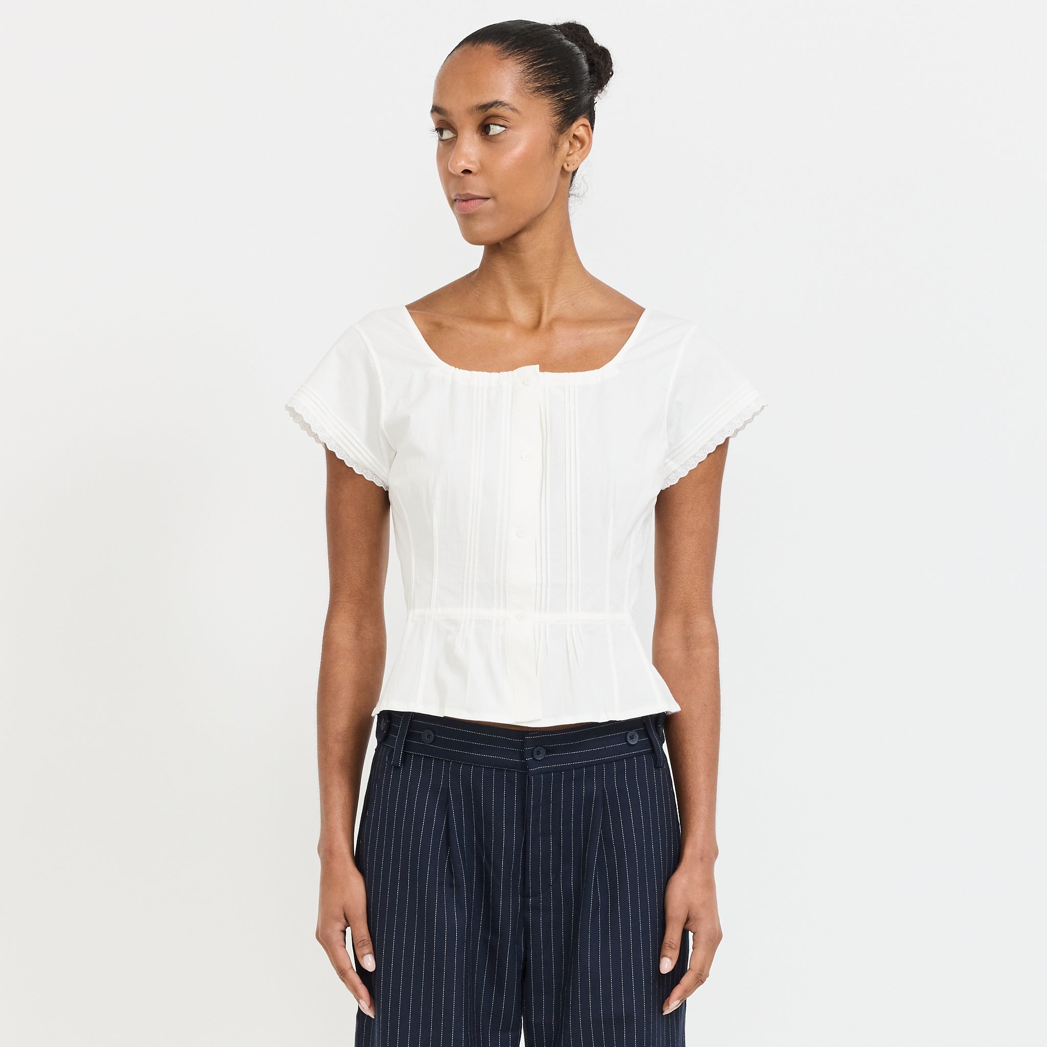 Renee Blouse Porcelain