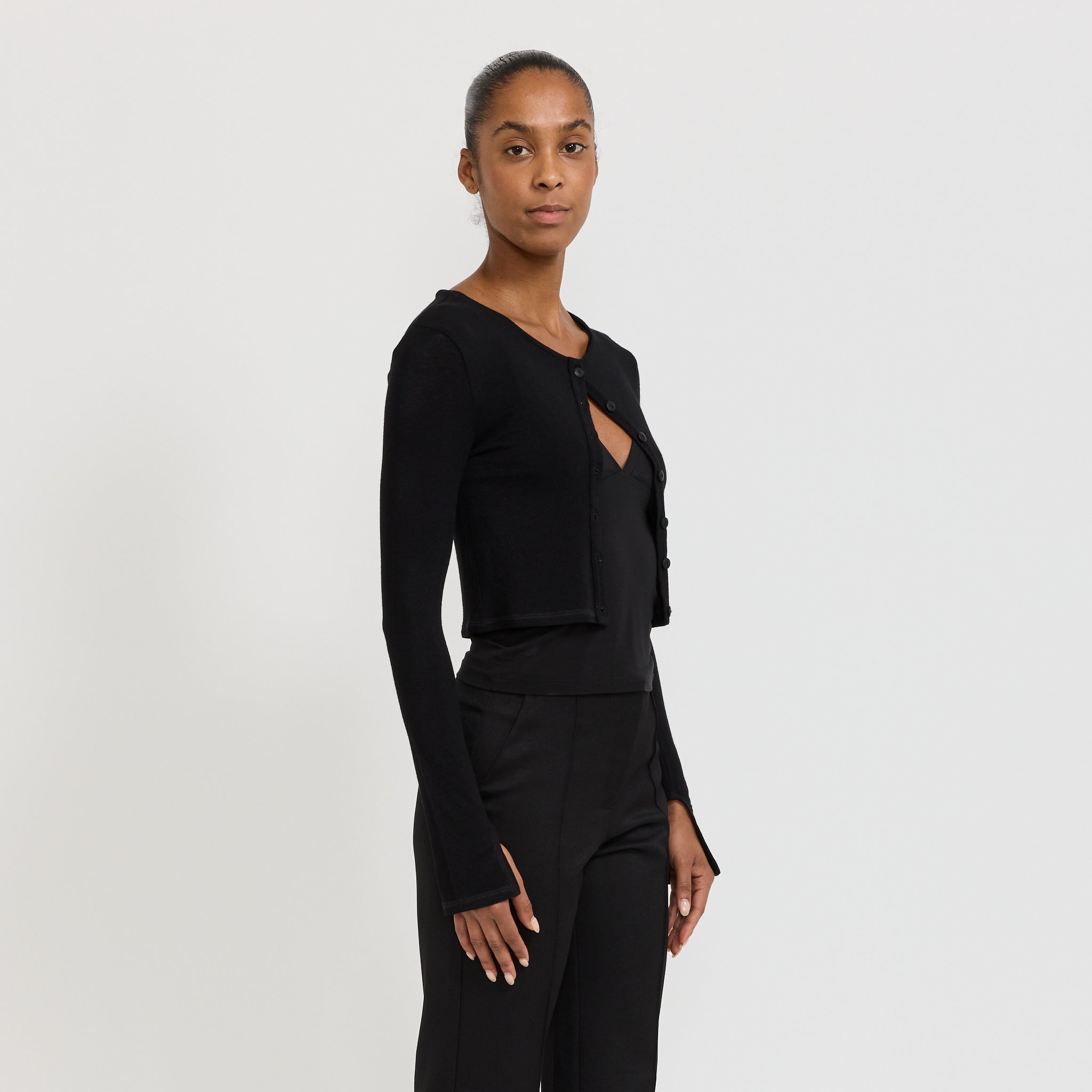 Permanent Vacation | Assume Cardigan Black | Maplestore