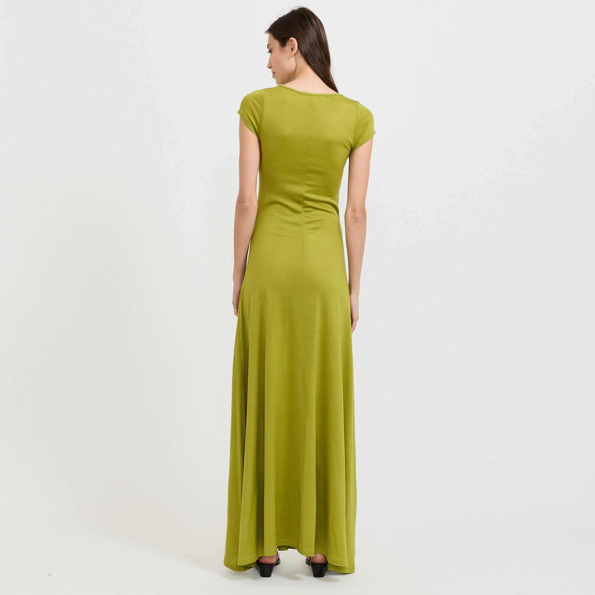 Connection Wool Dress Algae