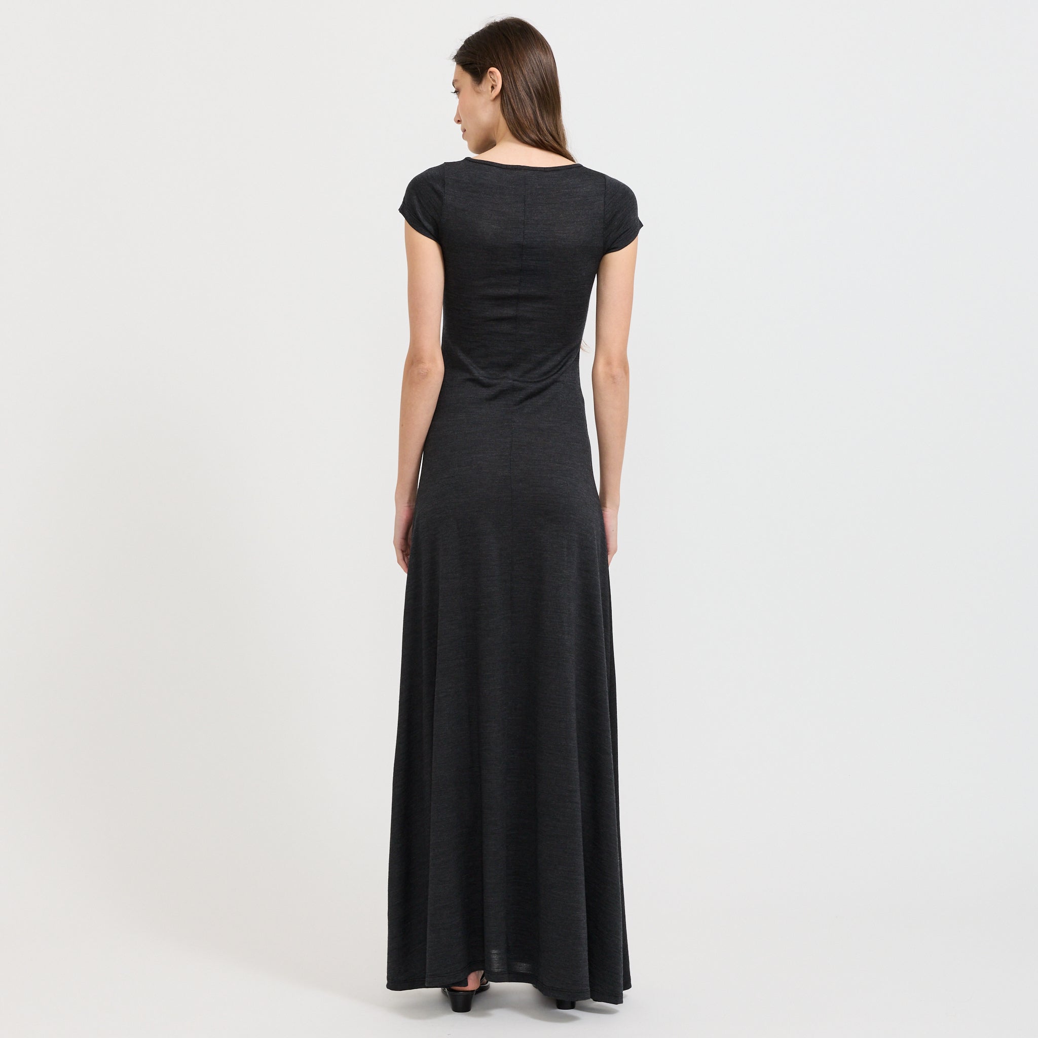 Connection Wool Dress Cinder