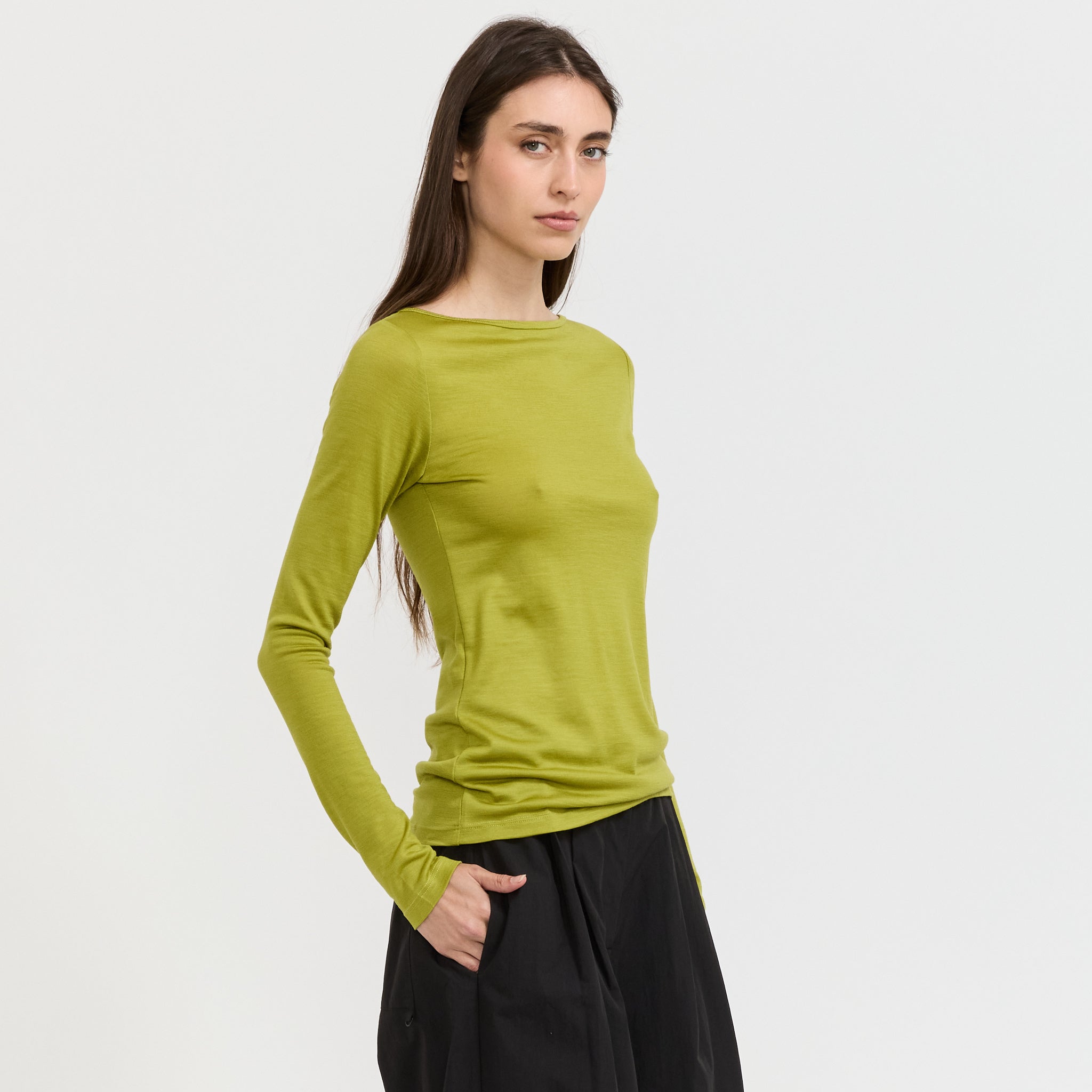 Connection Wool Top Algae