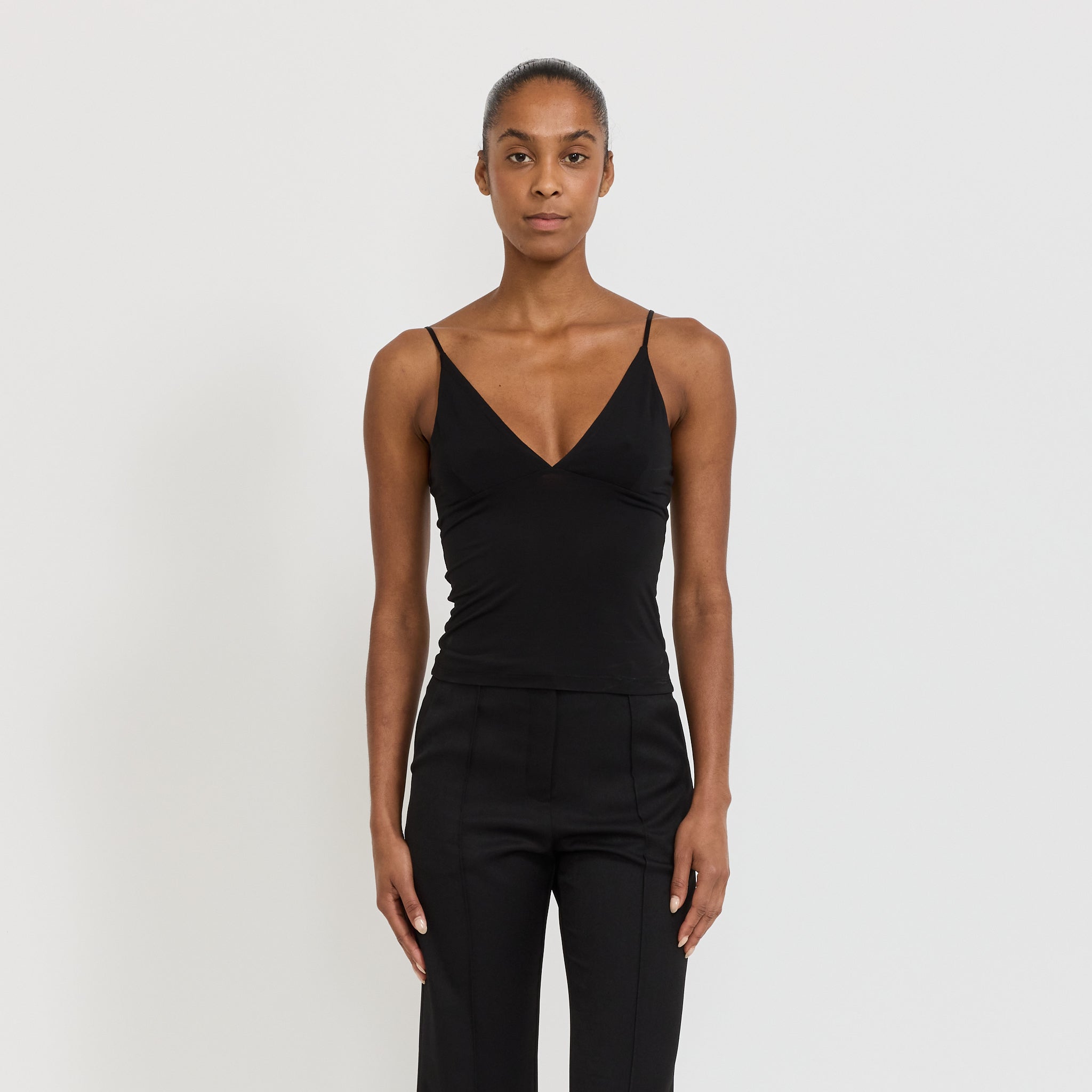 Debut Singlet Black