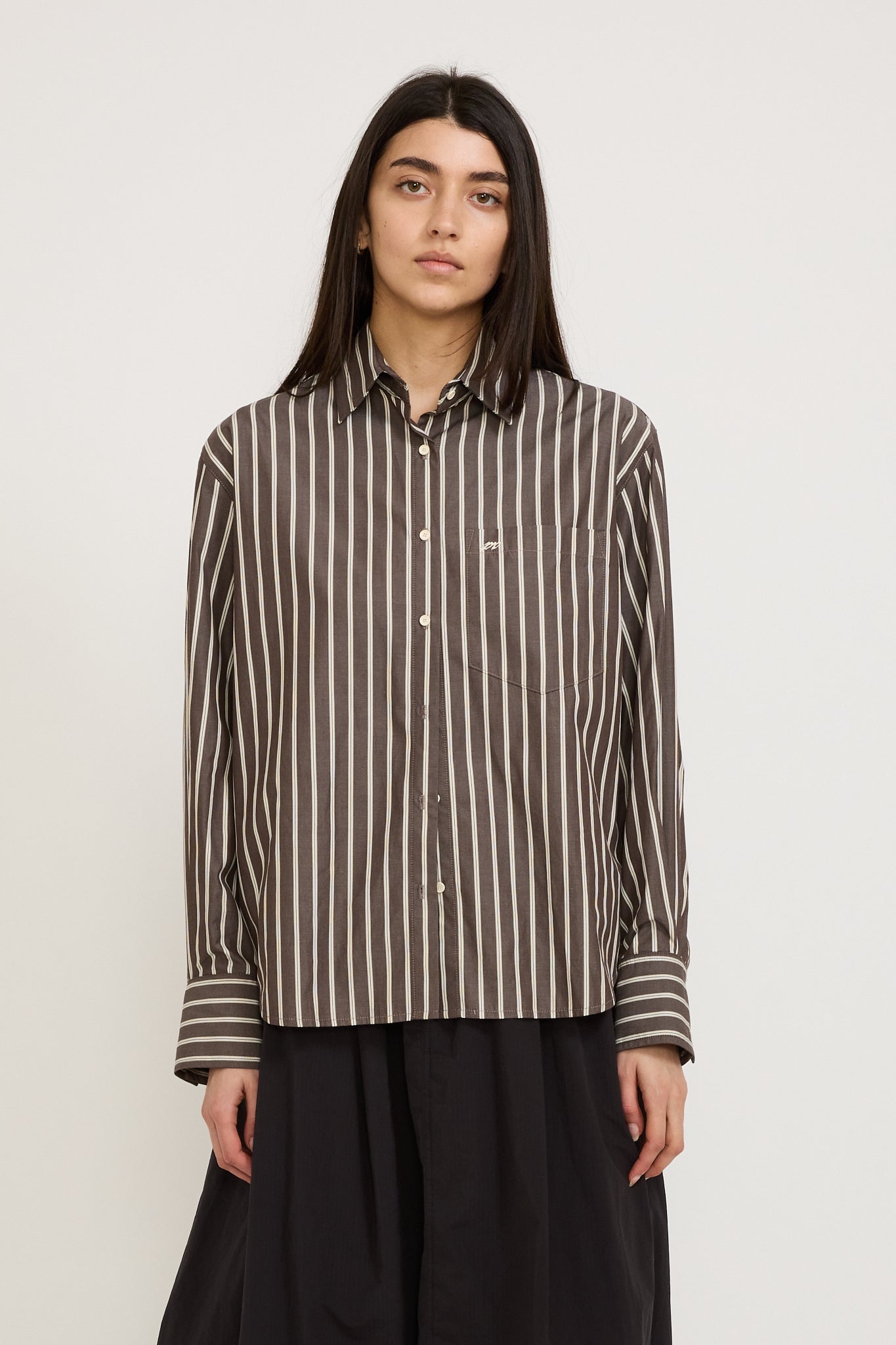 Permanent Vacation | Examine Shirt Umber Stripe | Maplestore
