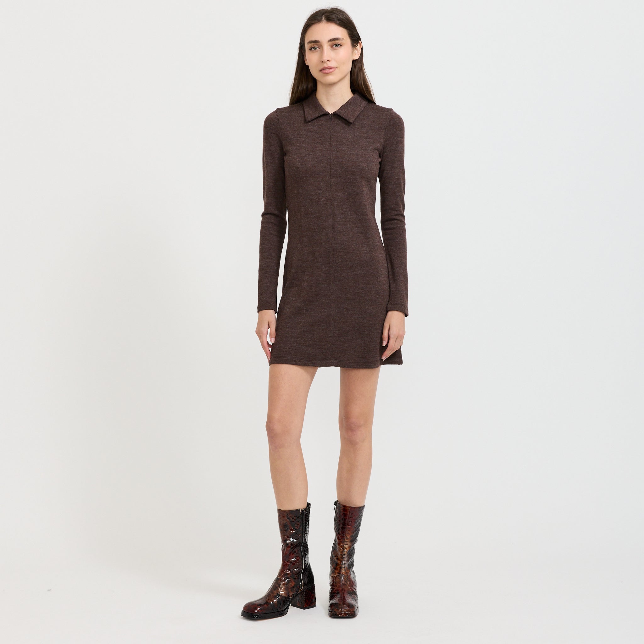 Habitat Wool Dress Earth