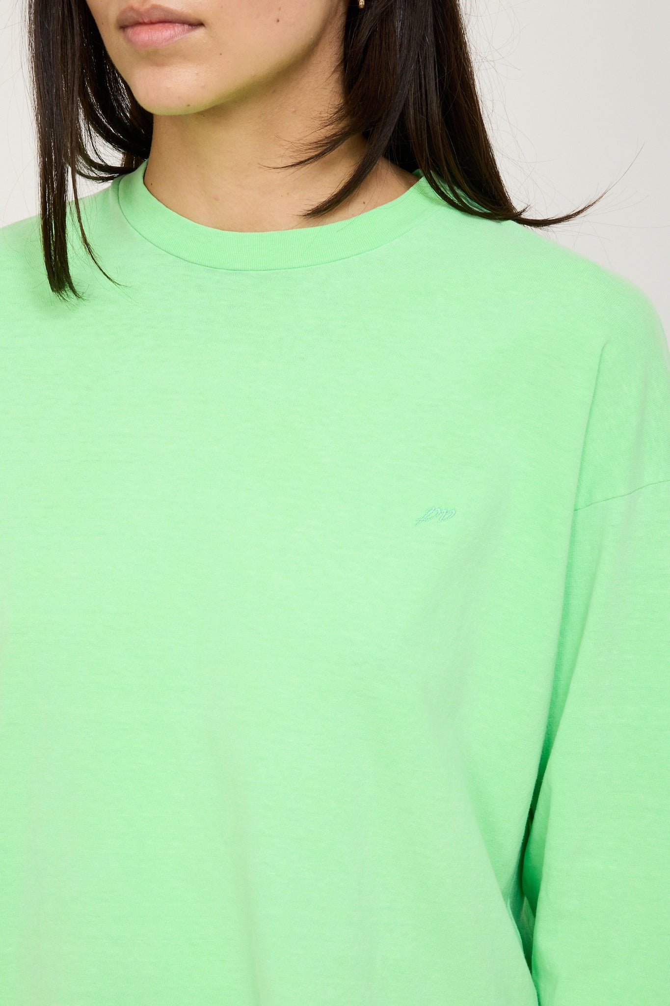 Permanent Vacation | Mixed Messages L/S Tee Chroma Green | Maplestore