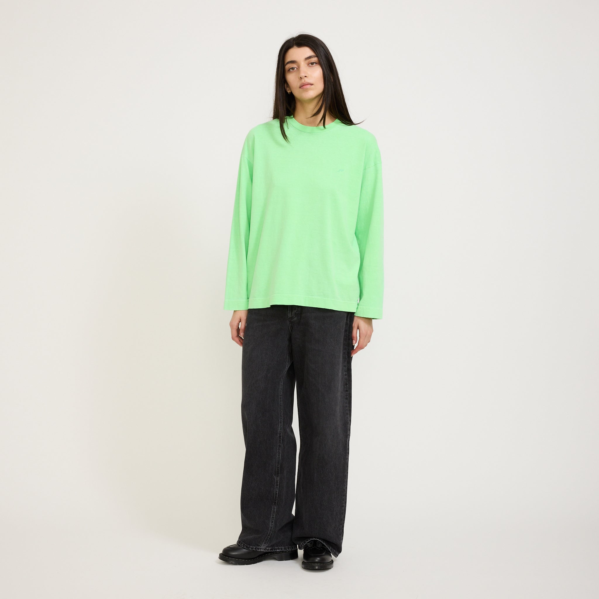 Mixed Messages L/S Tee Chroma Green