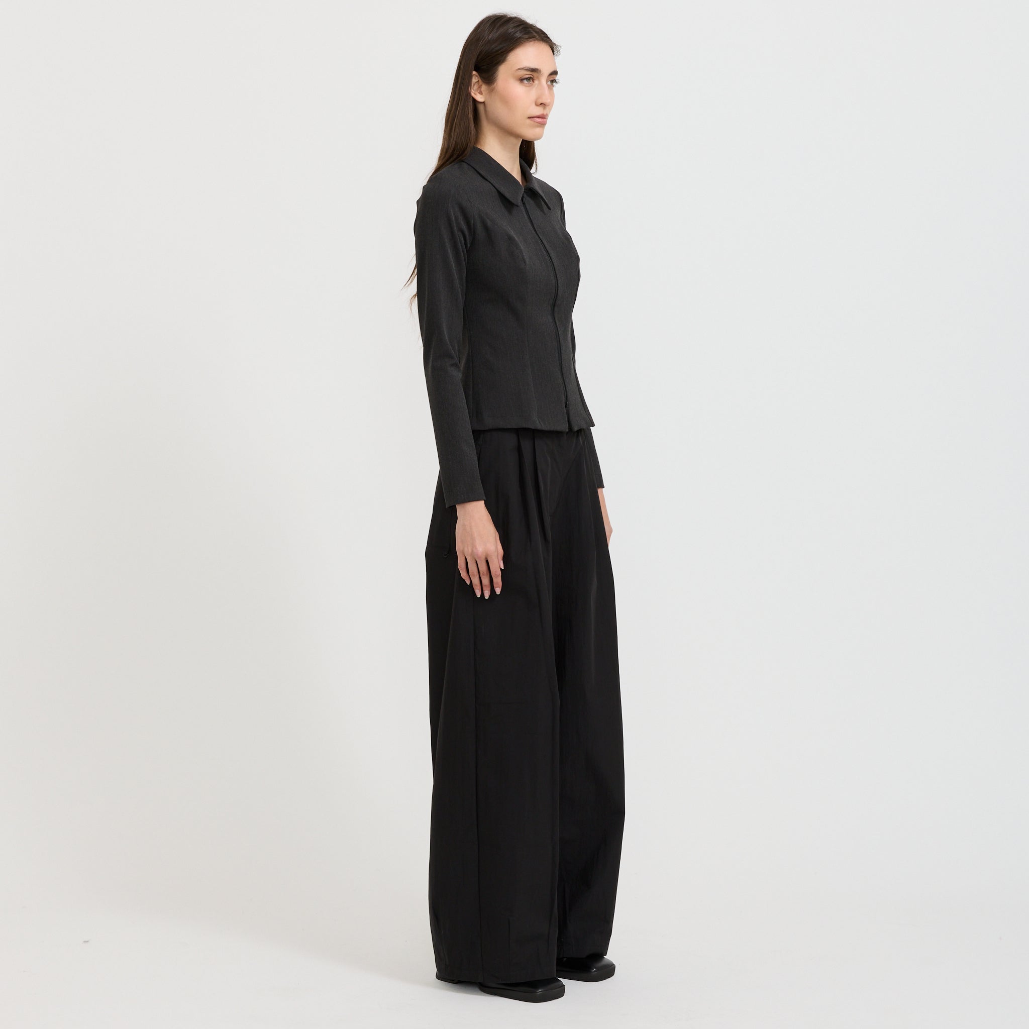 Oversight Zip Shirt Pavement