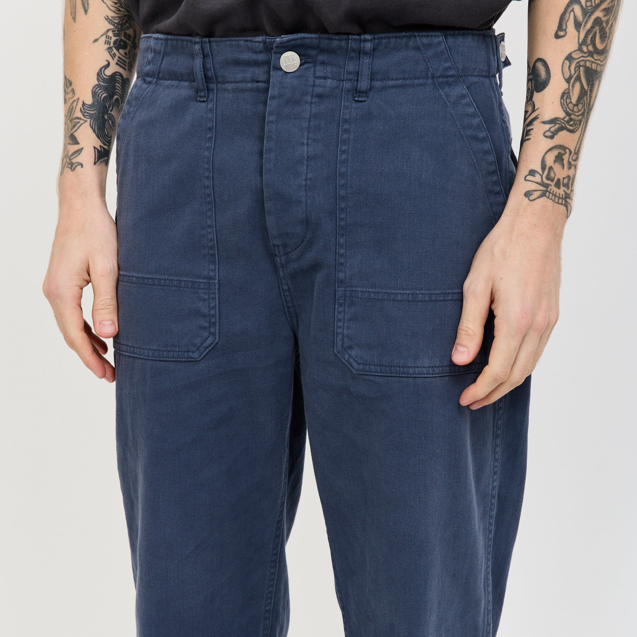 Engineers Trouser Blue Twill
