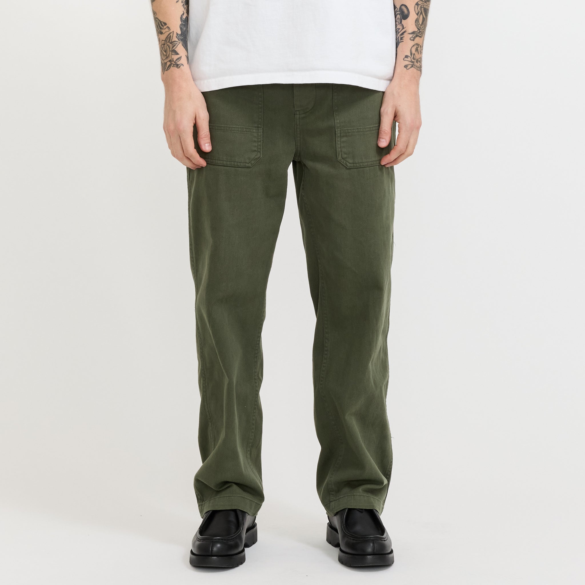 Engineers Trouser Green Twill