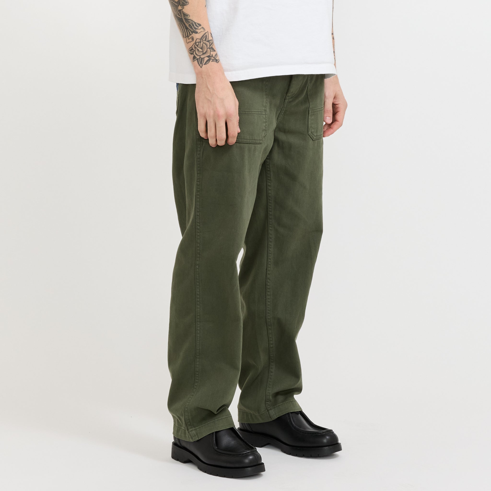 Engineers Trouser Green Twill