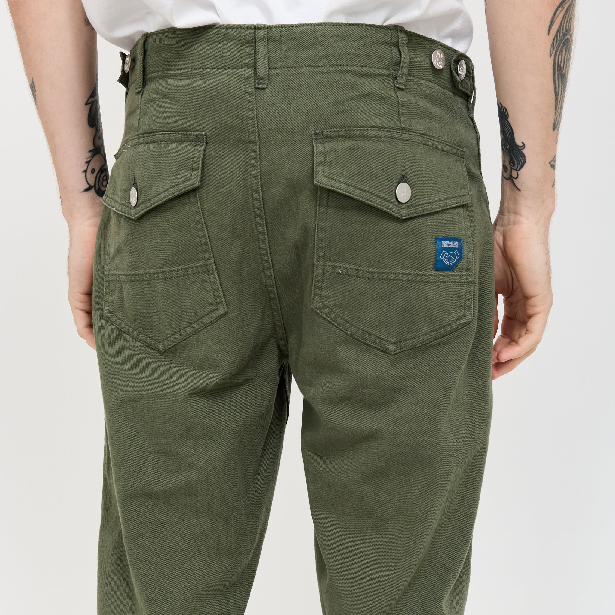 Engineers Trouser Green Twill