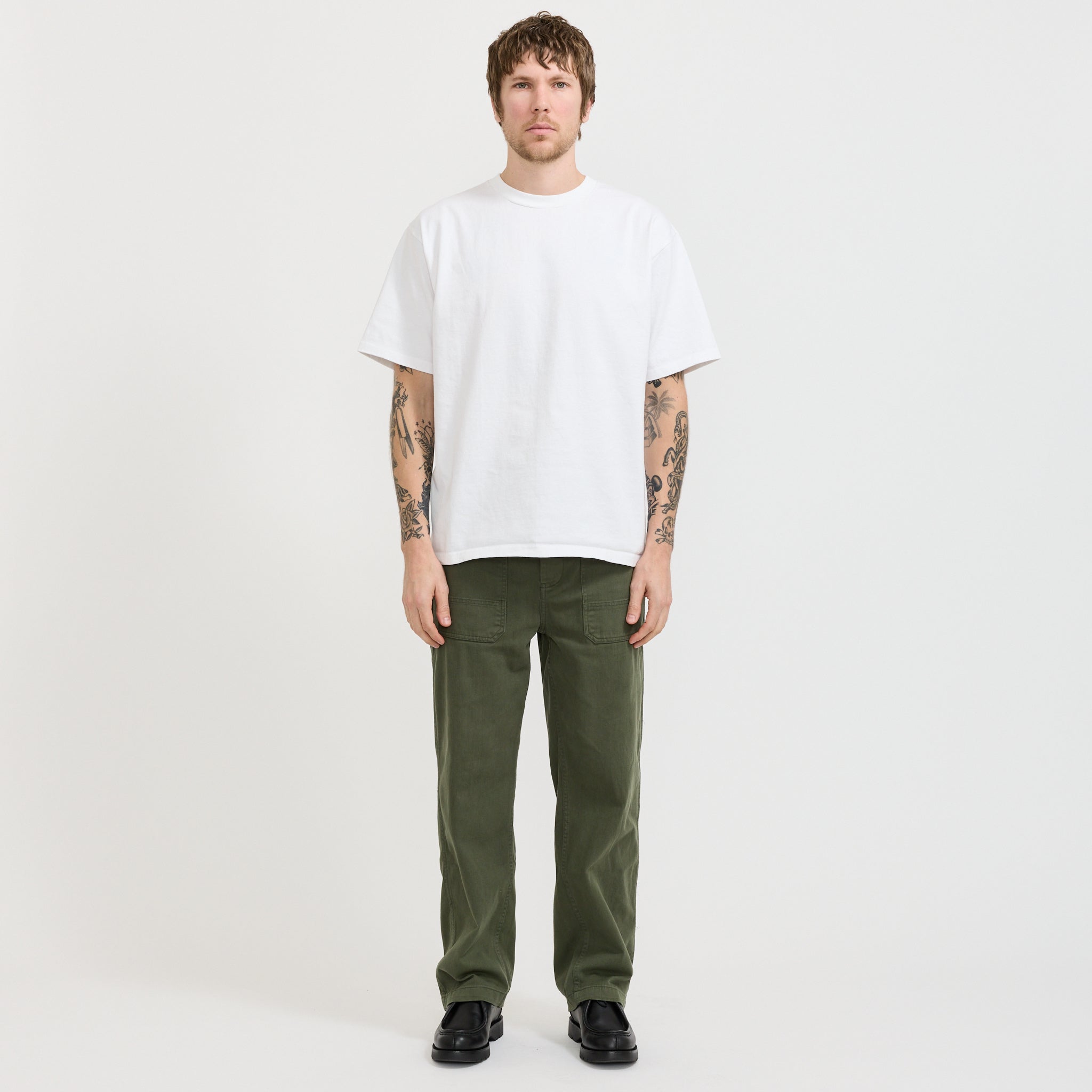 Engineers Trouser Green Twill